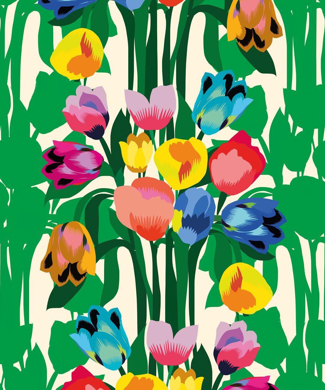 1100x1320 Tulips Wallpaper • Colorful Floral Wallpaper USA