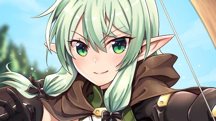 820x461 High Elf Archer Goblin Slayer Anime 4K