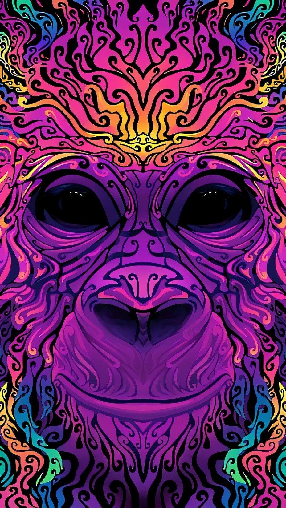 928x1650 Zen Gorilla Animal Wallpaper HD For Tech
