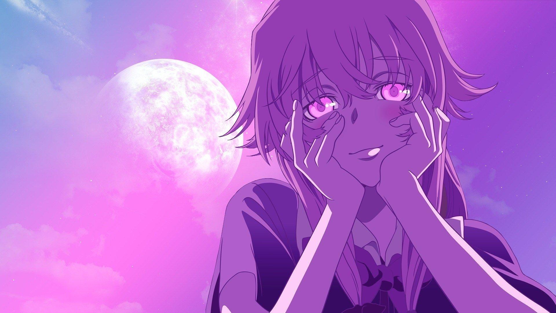 1920x1080 free computer wallpaper for mirai nikki. Mirai nikki, Anime wallpaper, Yuno gasai