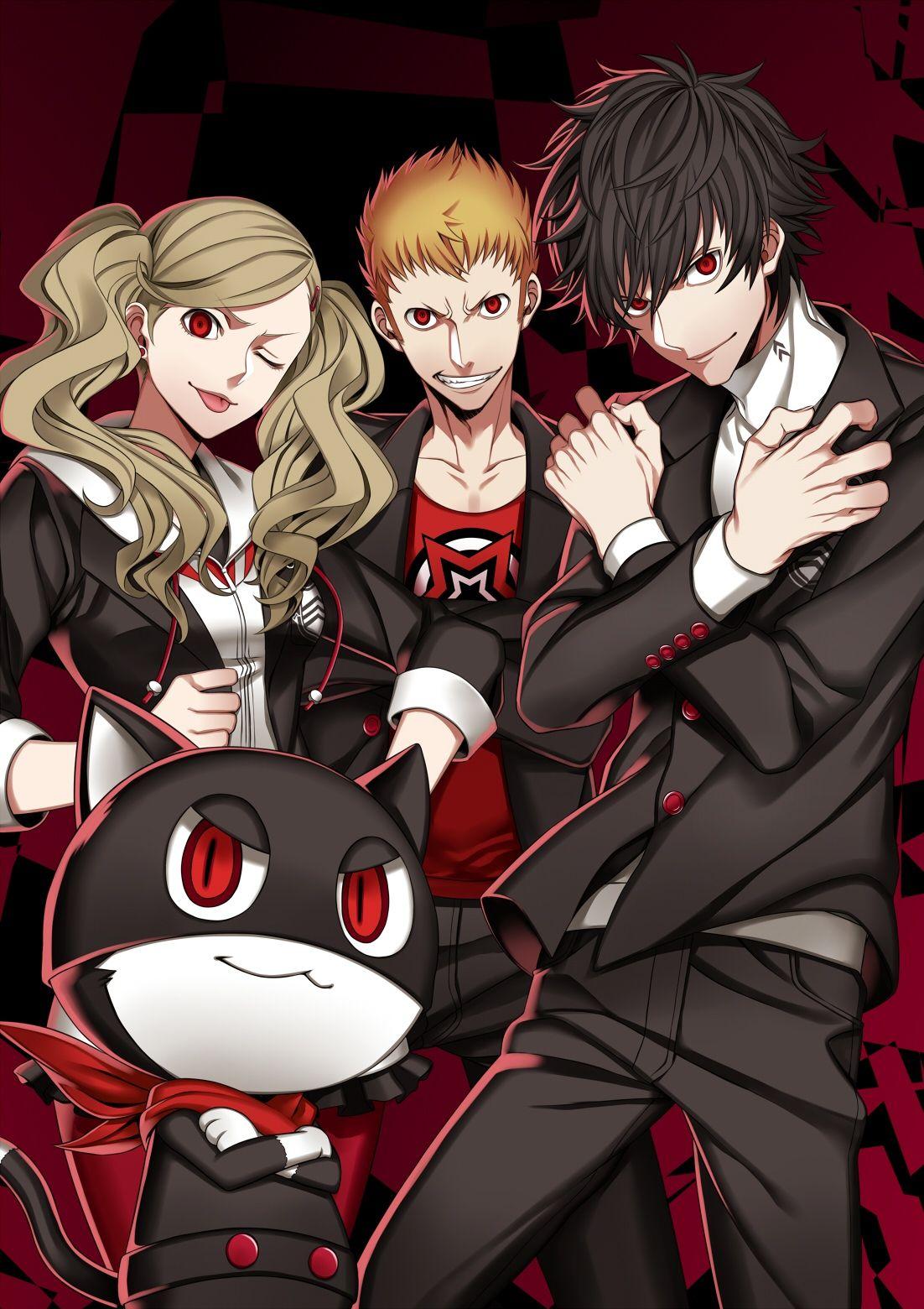 1102x1560 Ann and Morgana Persona 5 .
