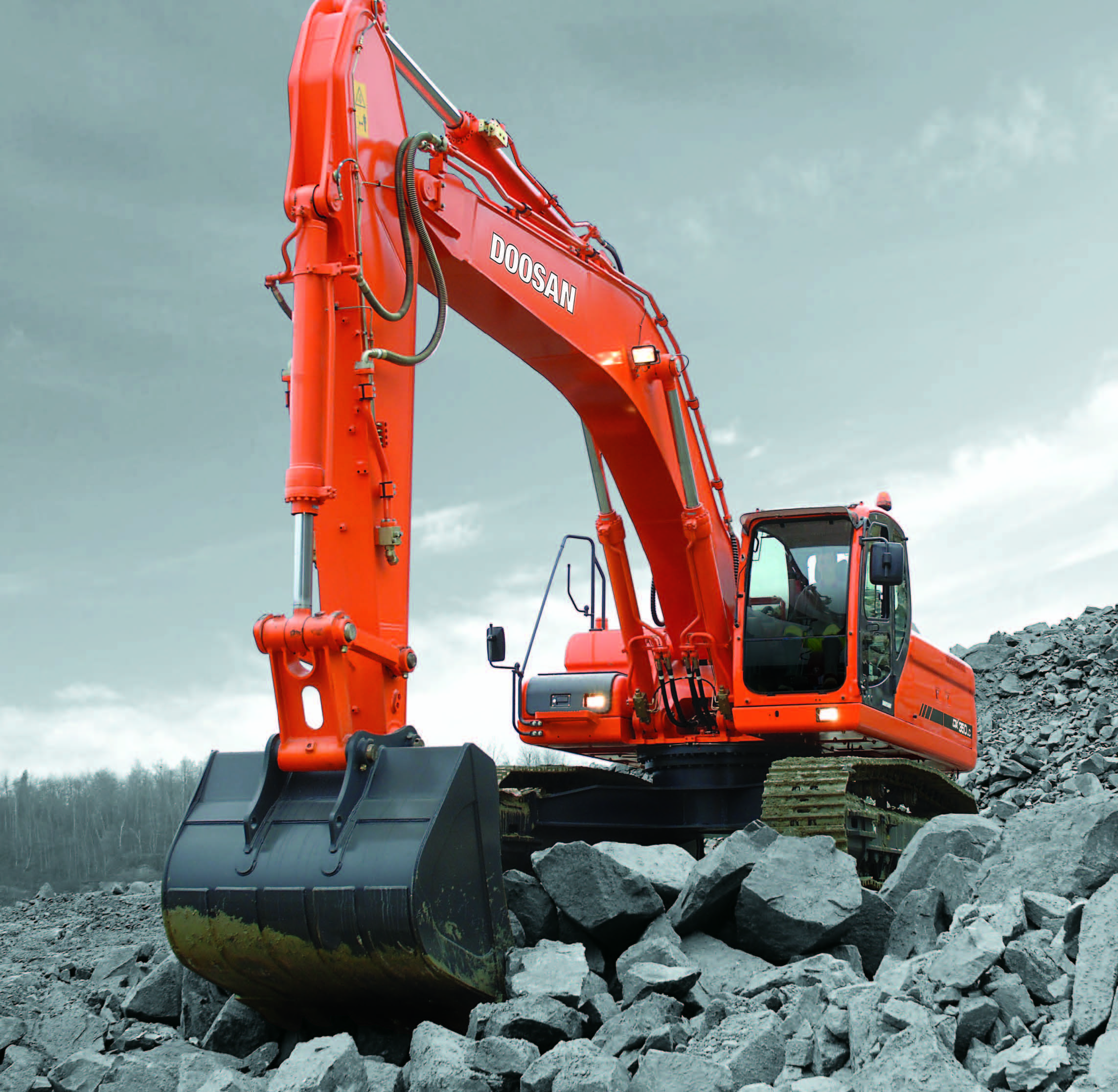 Download Powerful Komatsu Excavator at a Construction Site Wallpaper   Wallpaperscom