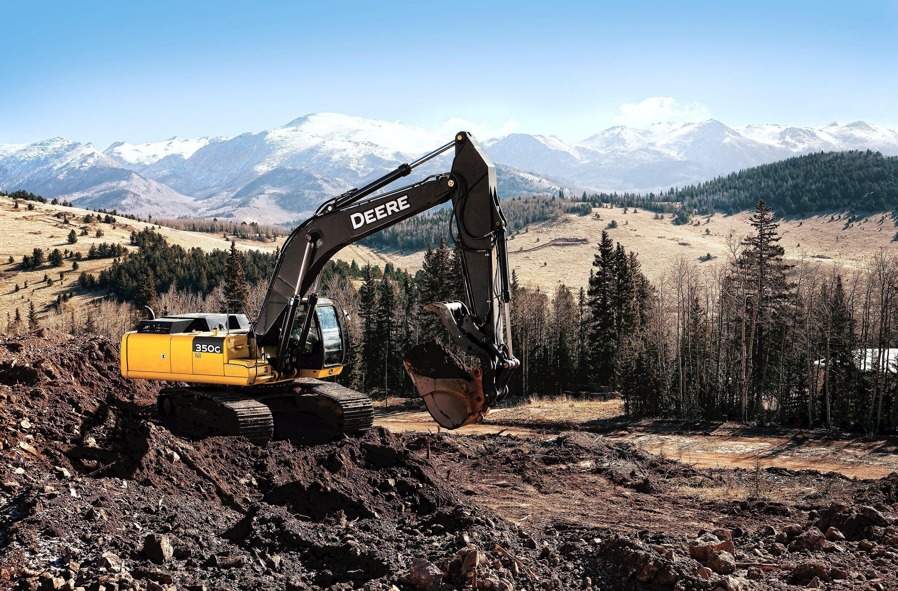 3000x1976 Excavator Wallpaper .