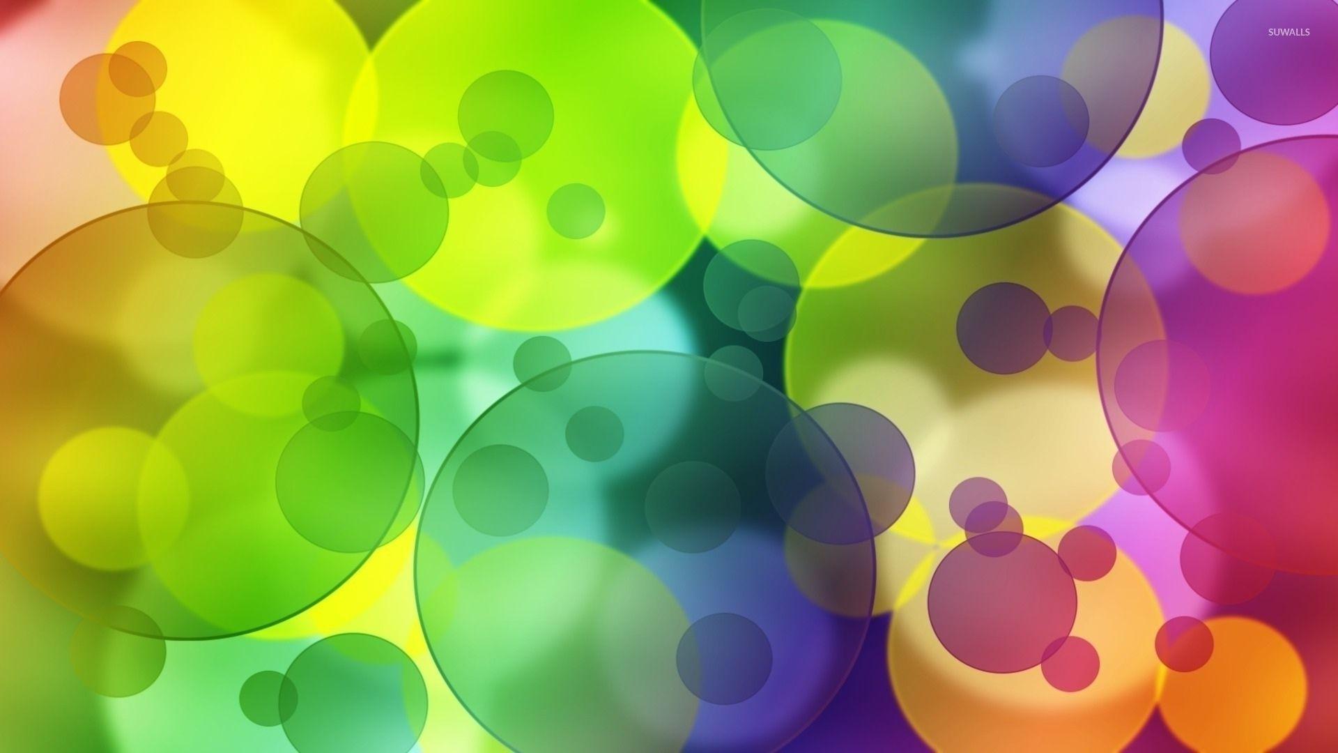 1920x1080 Colorful transparent bubbles wallpaper wallpaper