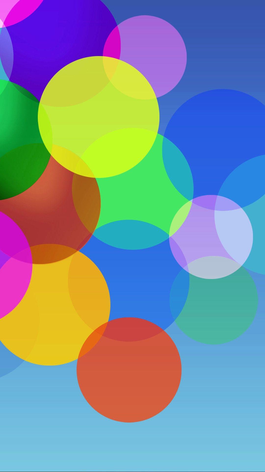 1080x1920 Colorful Bubble Wallpaper iPhone .