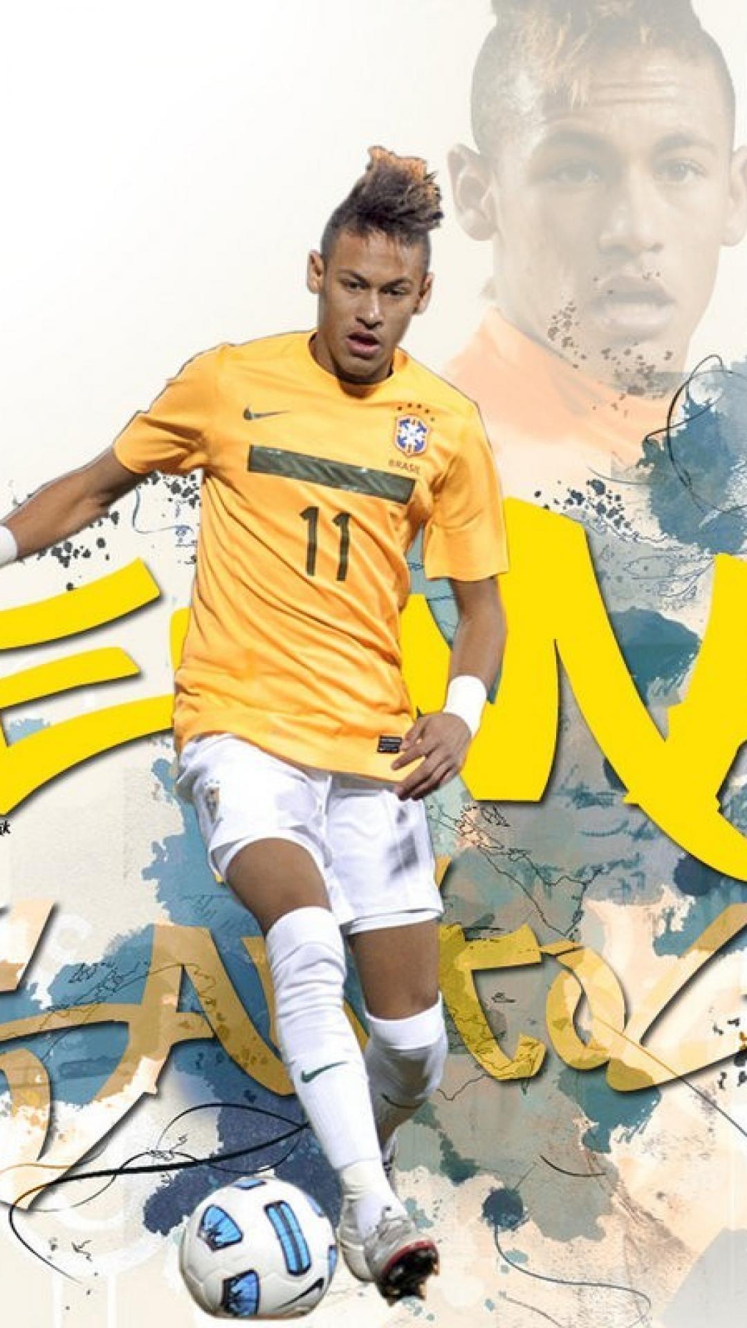 1080x1920 Neymar Wallpaper 2012 HD Wallpaper