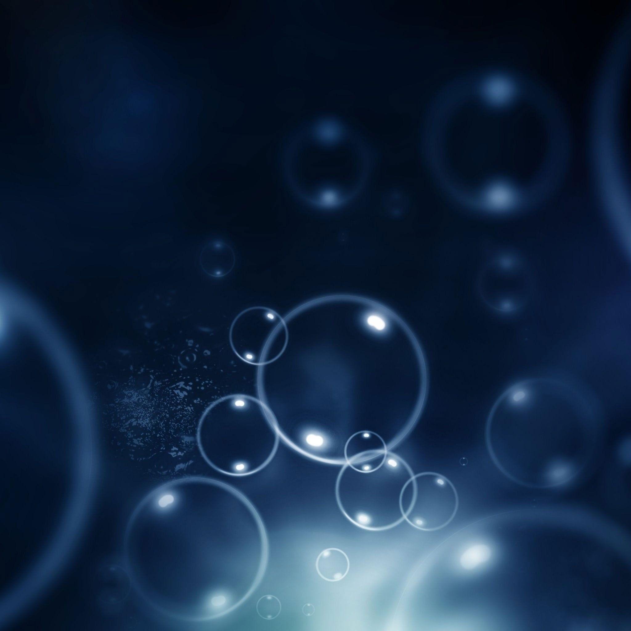 2048x2048 Abstract Colorful Water Bubble Wallpaper