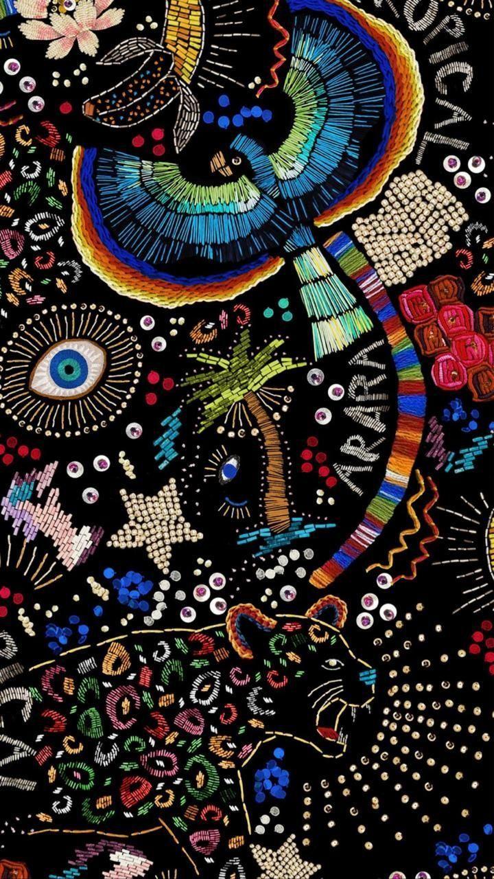 720x1280 IPhone Wallpaper. Hippie wallpaper, Trippy wallpaper, Art collage wall