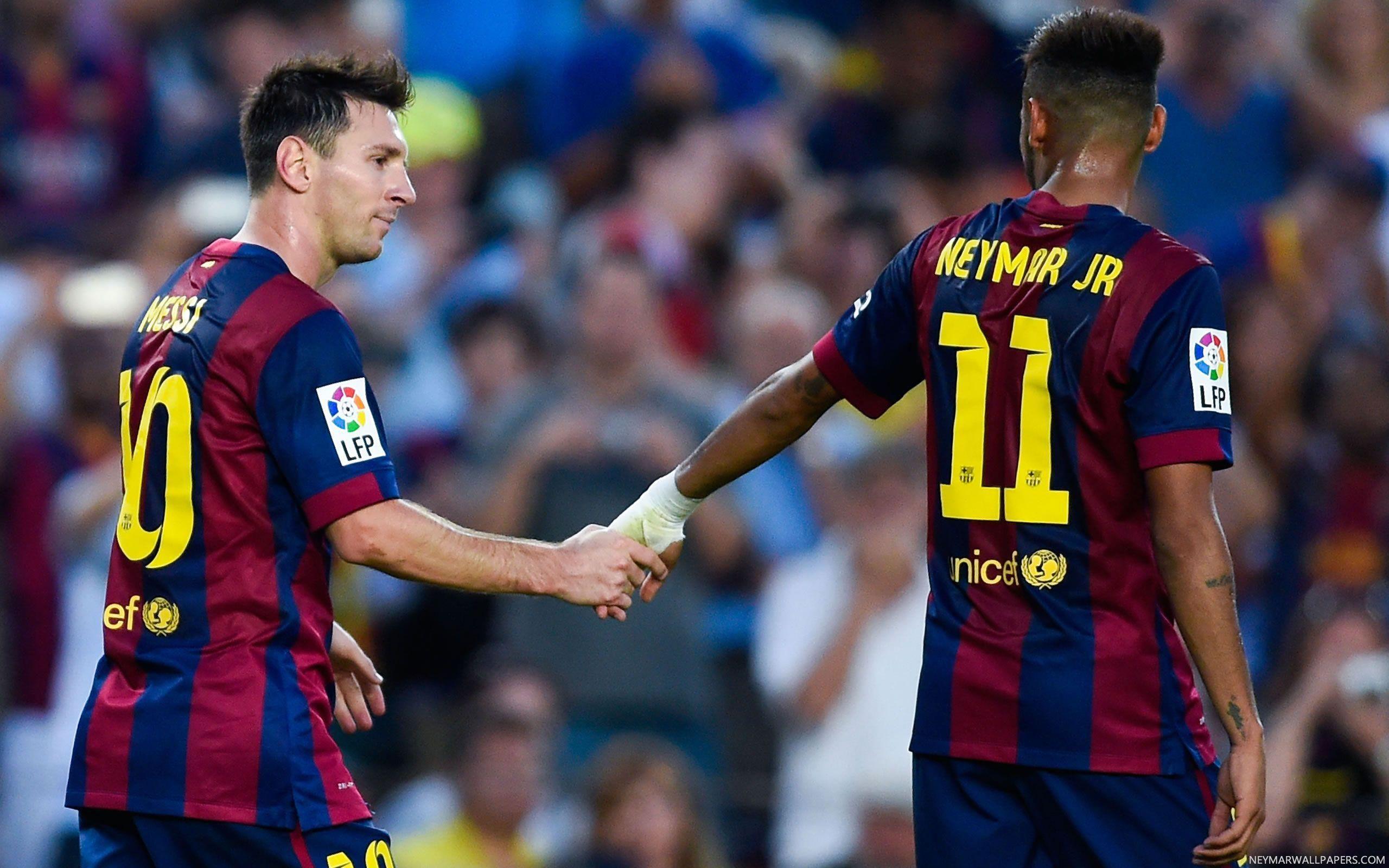 2560x1600 Messi and Neymar 4K Wallpaper for PC .
