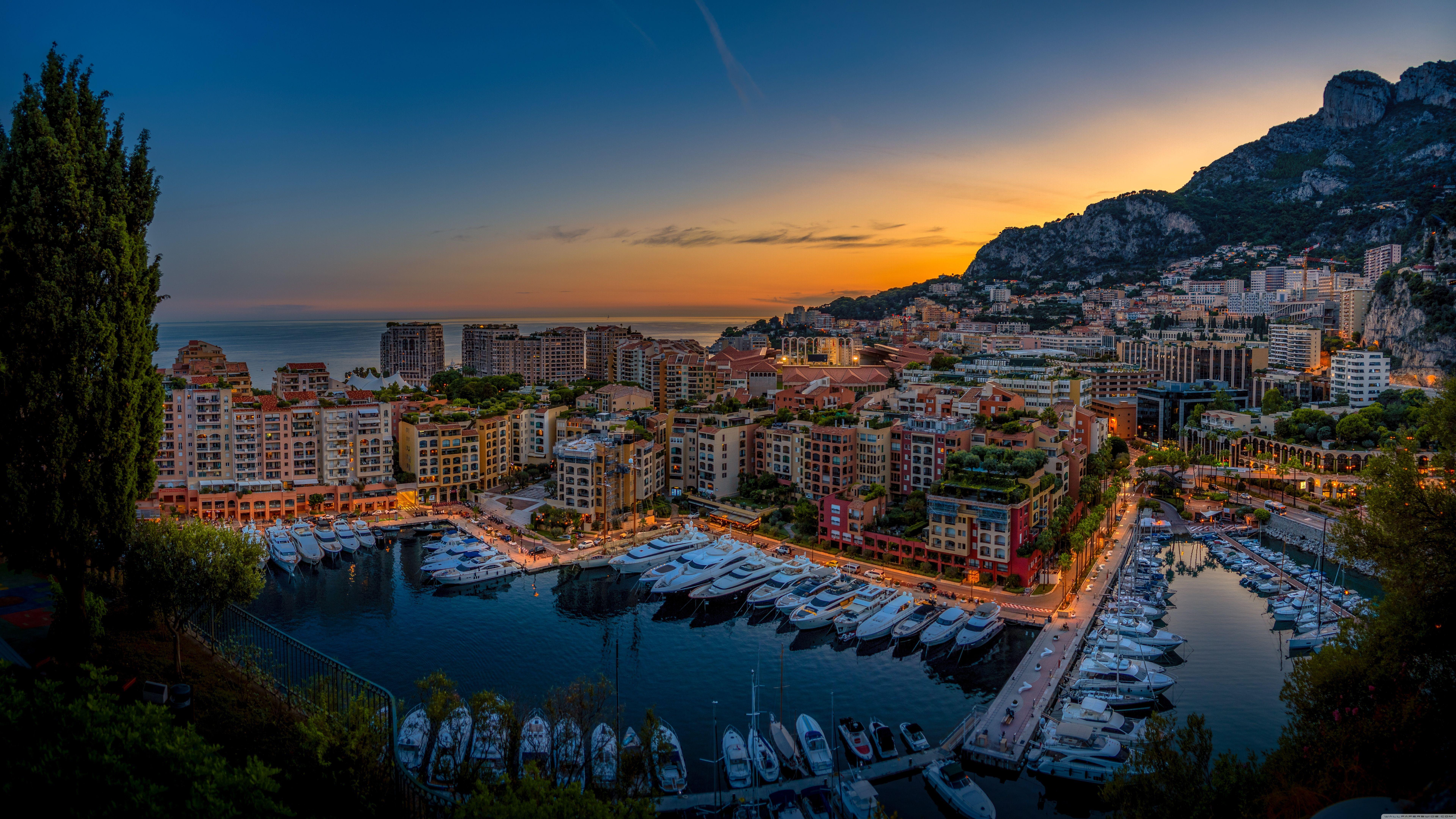 7680x4320 Monte Carlo Harbour, Monaco Ultra HD Desktop Background Wallpaper for 4K UHD TV : Widescreen & UltraWide Desktop & Laptop : Tablet