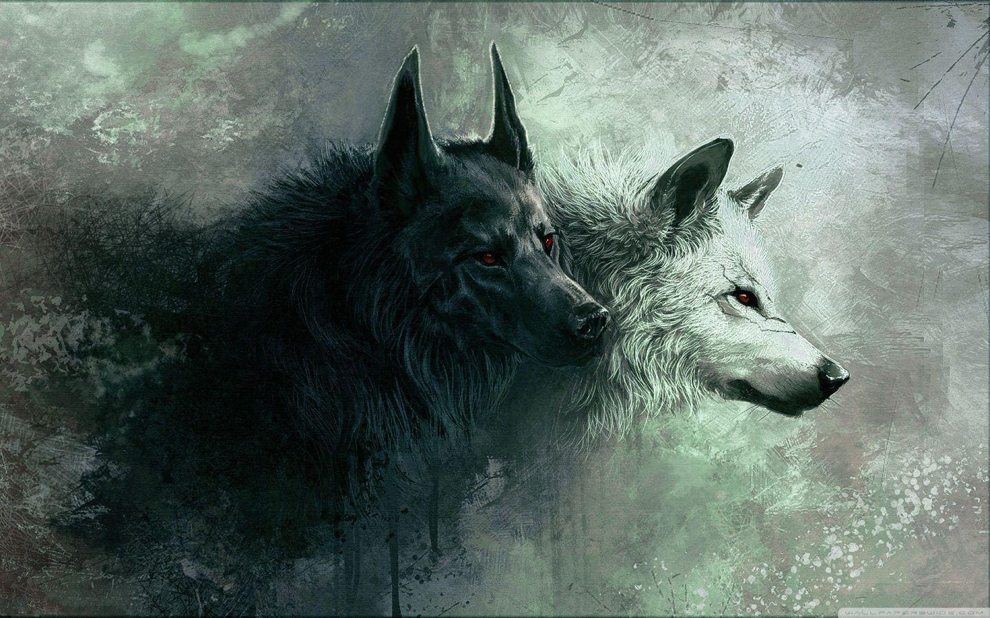 1440x900 Wolf Wallpaper. Wolf wallpaper, Wolf artwork, Fantasy wolf