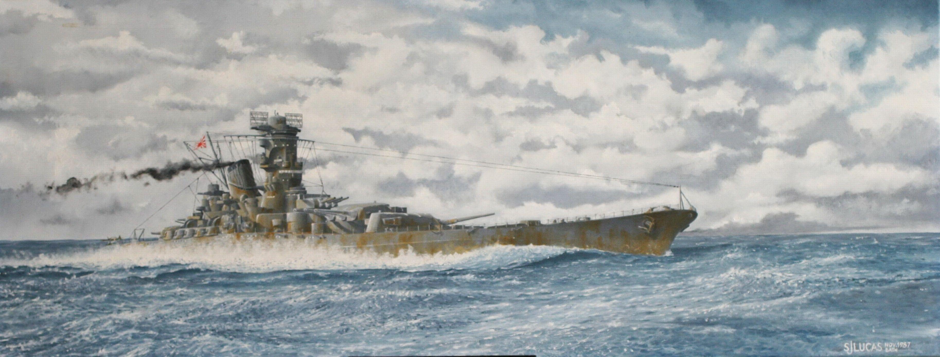 3654x1390 WW2 Navy Wallpaper .