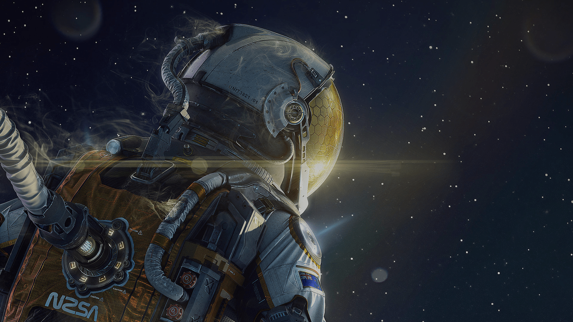 1920x1080 Aesthetic Astronaut Computer Wallpaper .