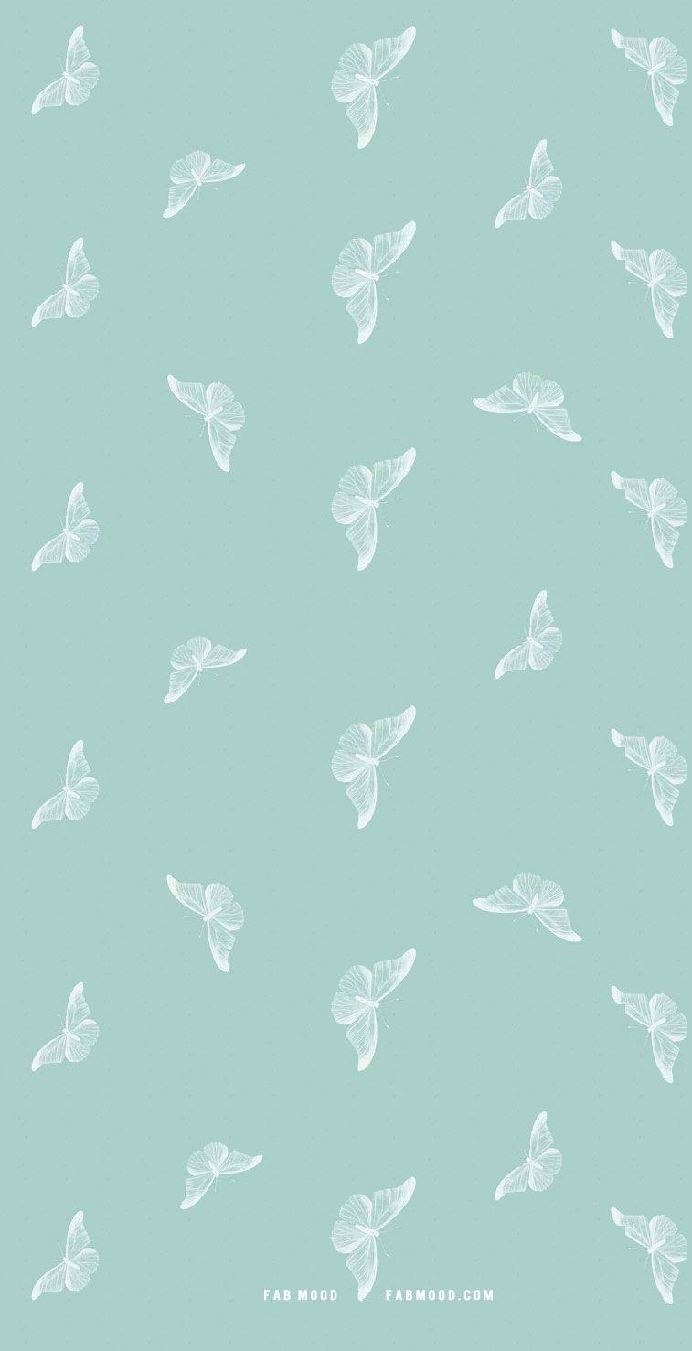 757x1477 Cute white butterfly wallpaper for phone. Free Download wallpaper