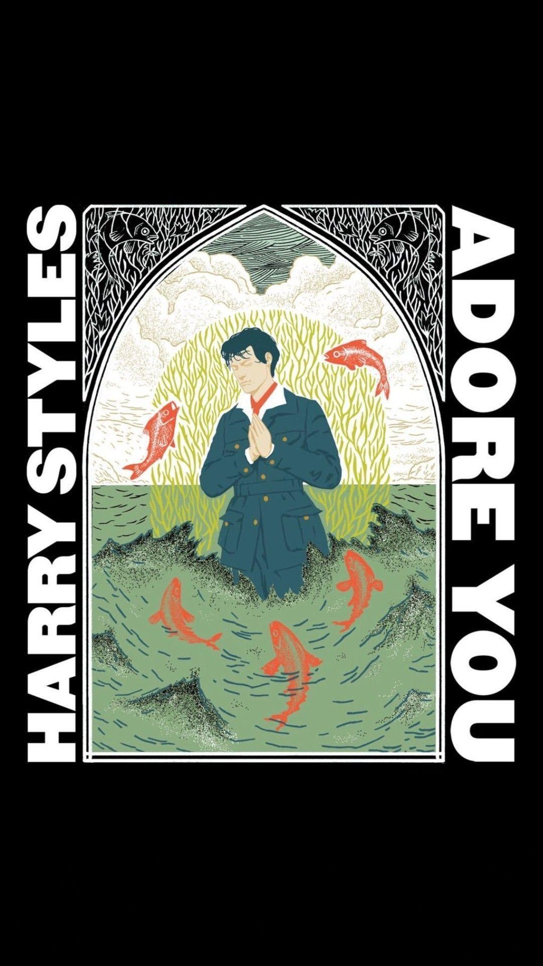 1080x1920 Harry Styles Adore You Wallpaper