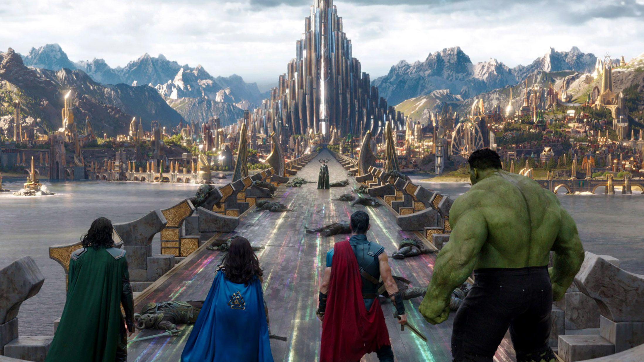 2197x1236 #Hela, #Loki, #Marvel Comics, #Thor : Ragnarok, #Hulk, #Thor, #Marvel Cinematic Universe, wallpaper. Mocah HD Wallpaper