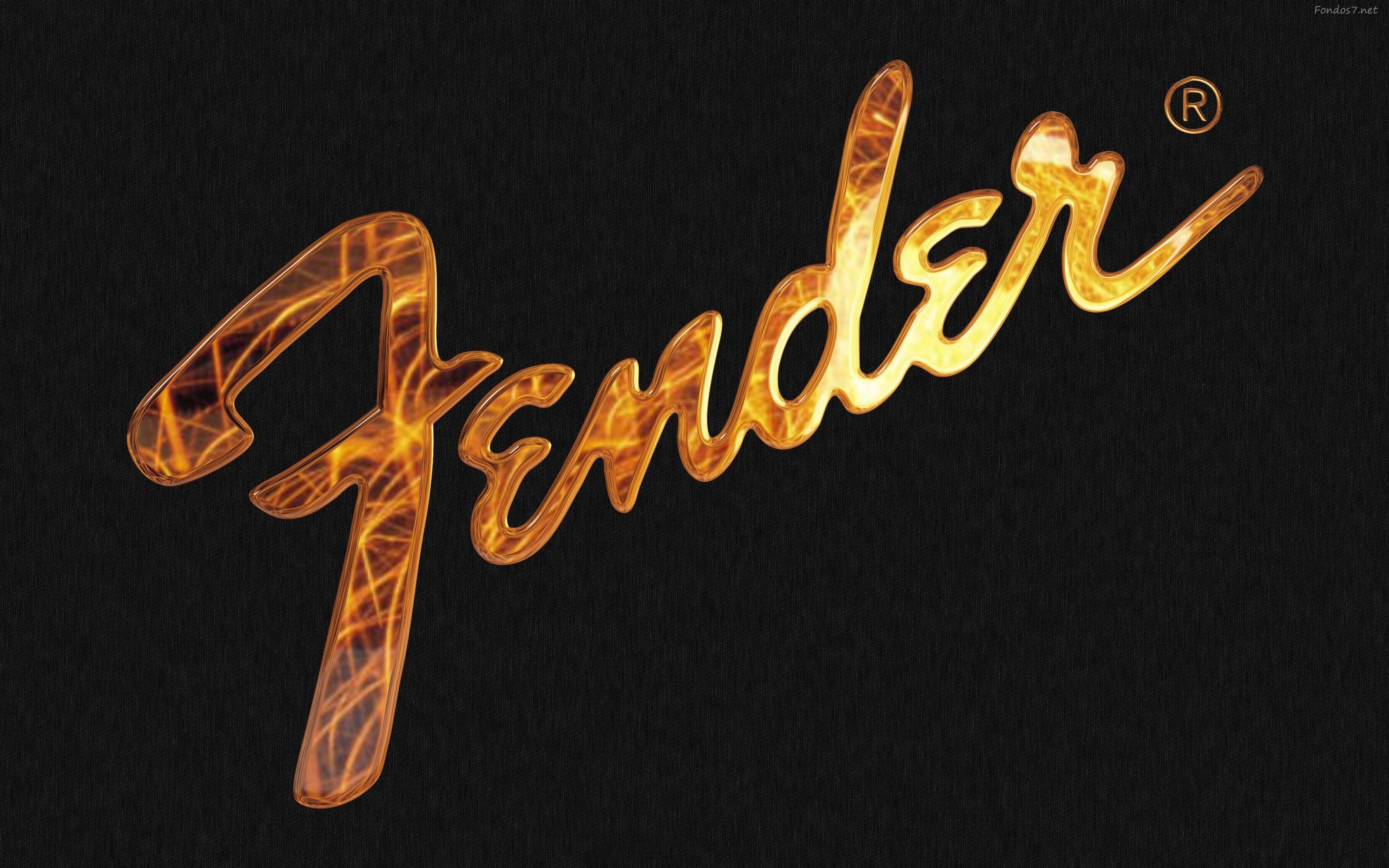 3200x2000 Fender Text Black Wallpaper HD Widescreen. IPICTUREE.COM. Guitar logo, Fender guitars, Fender