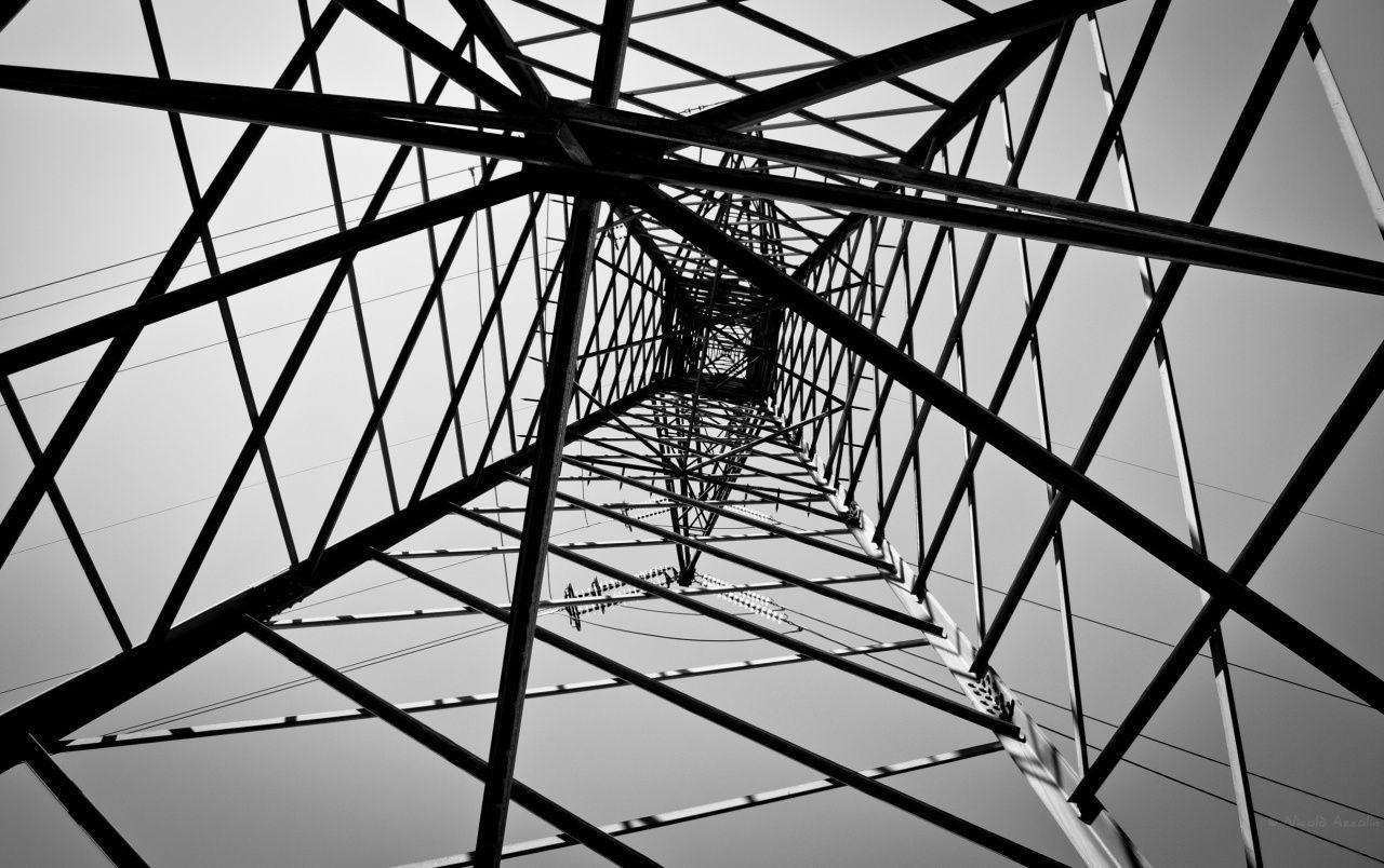 1280x804 Electricity Pole Perspective Wallpaper iPhone HD Wallpaper