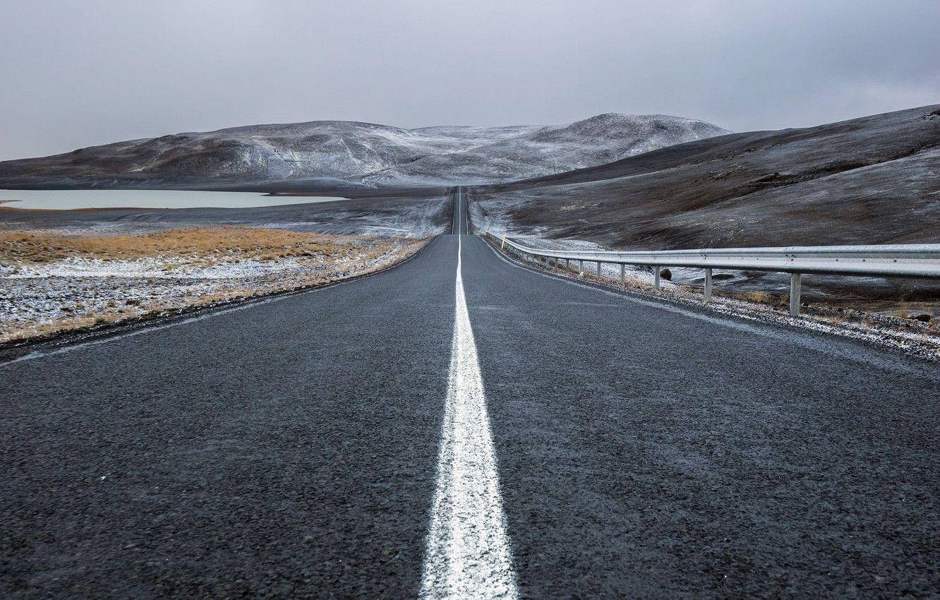1332x850 Wallpaper road, nature, perspective image for desktop, section пейзажи