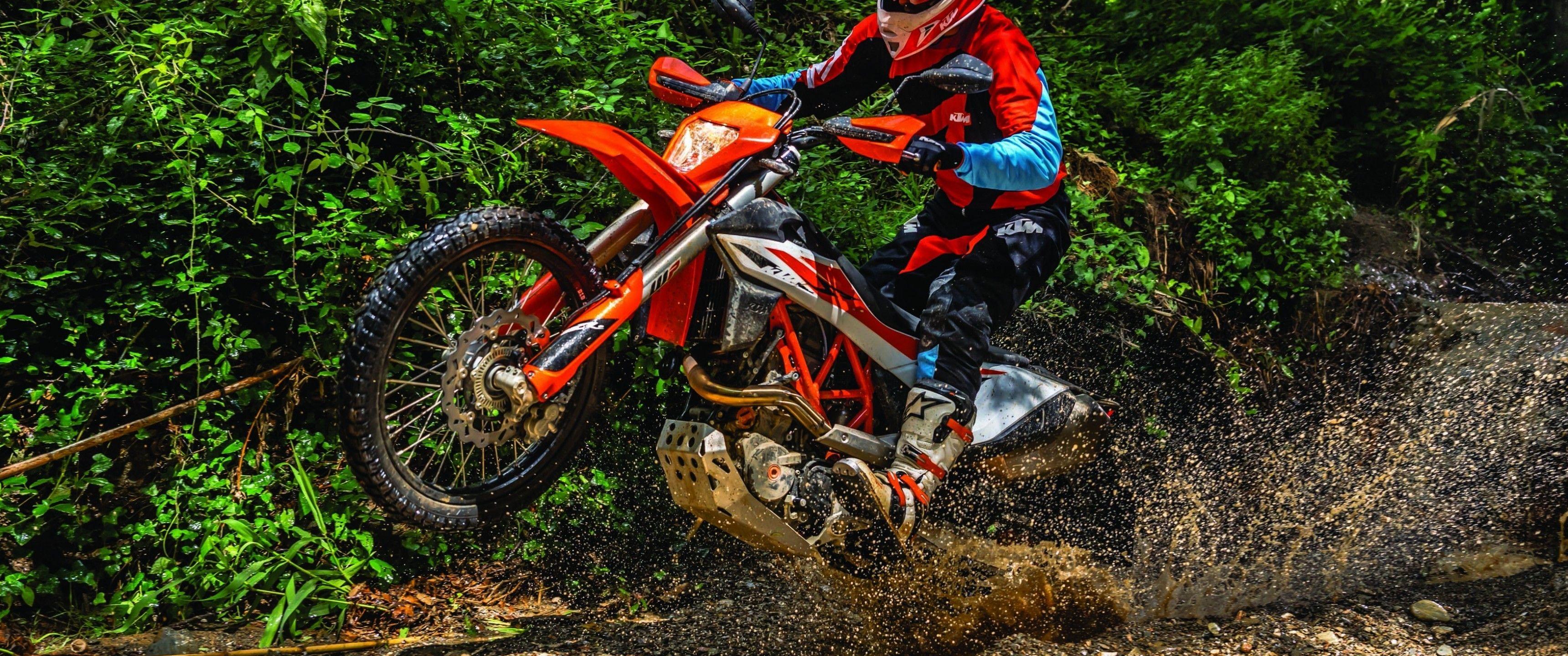 3440x1440 Download 3440x1440 Ktm 690 Enduro R, Motocross, Dirt, Jump, Eicma 2018 Wallpaper