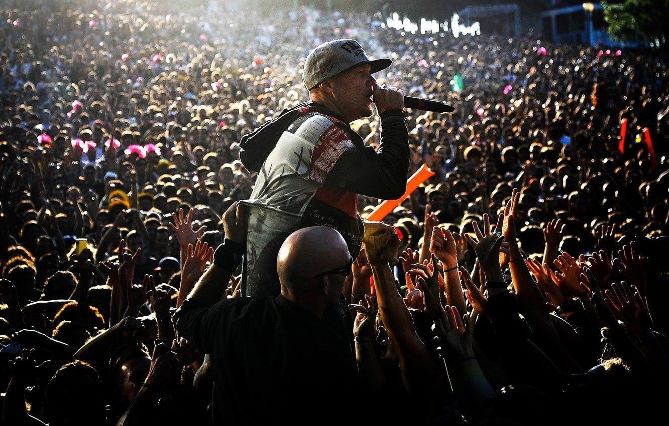 1332x850 Wallpaper Metal, Rock, Music, Wallpaper, Photo, Concert, Rapcore, Performance, Vocal, Singer, Live, Fred Durst, Limp Bizkit, Crowd image for desktop, section музыка