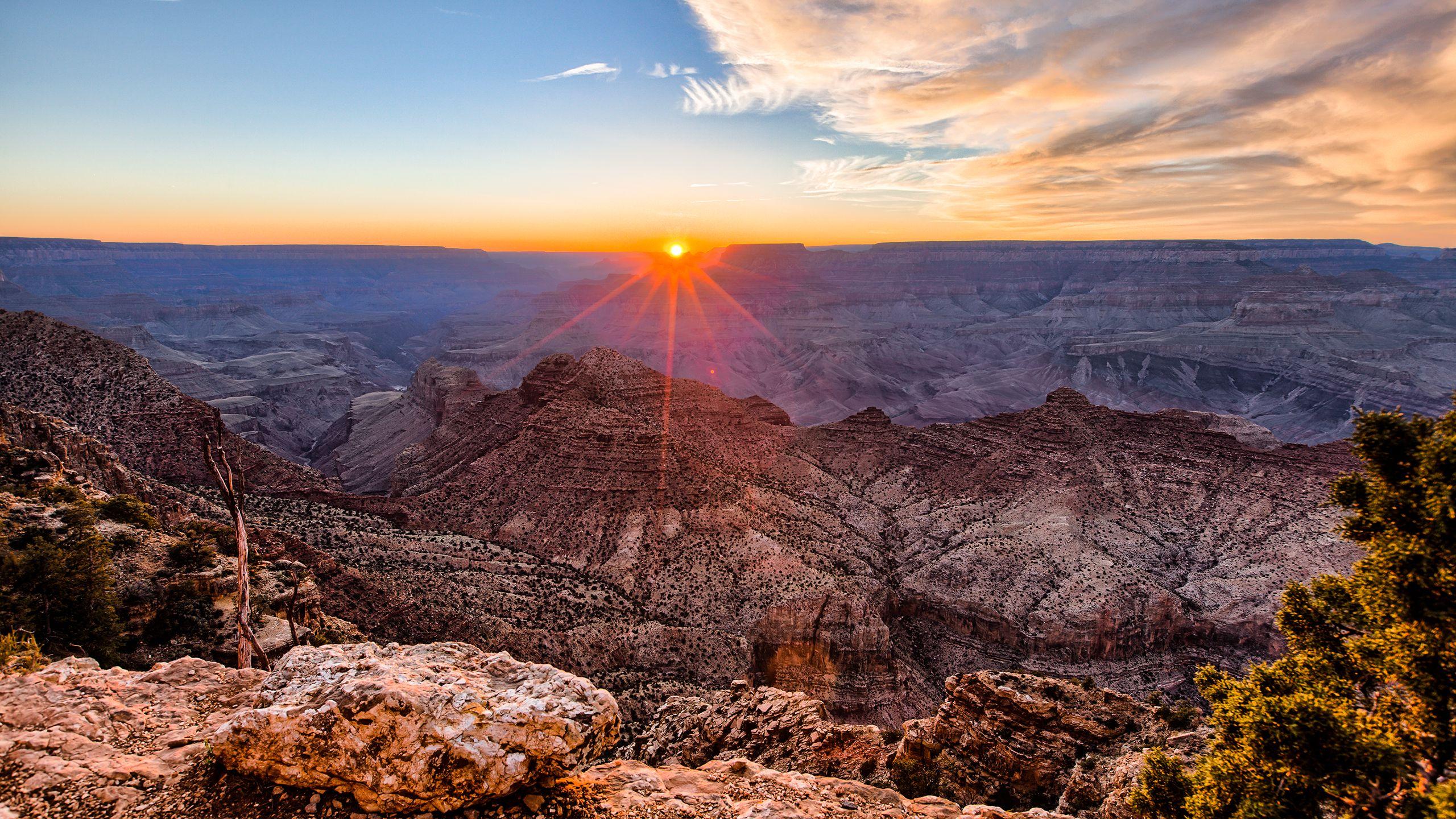 2560x1440 Free Grand Canyon Sunset Wallpaper For Android at Landscape Monodomo