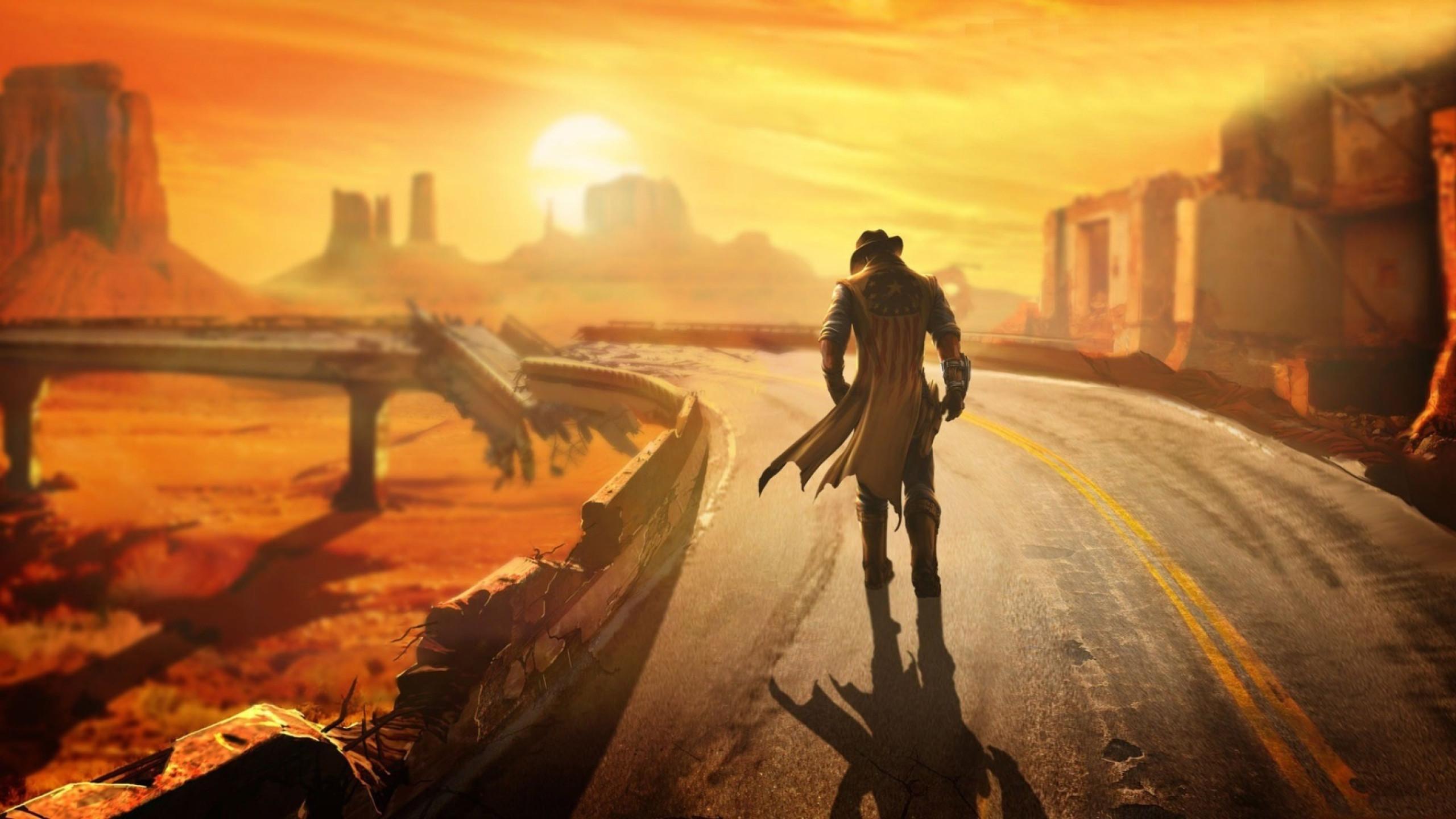 2560x1440 fallout, new vegas, wasteland 1440P Resolution Wallpaper, HD Games 4K Wallpaper, Image, Photo and Background
