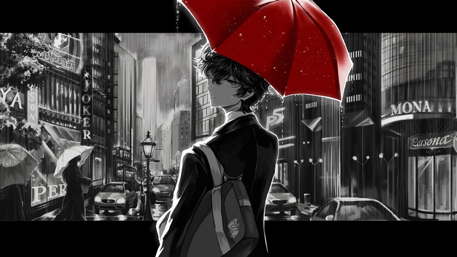 1600x900 Download 1600x900 wallpaper persona video game, akira kurusu, widescreen 16: widescreen, 1600x900 HD image, background, 6899