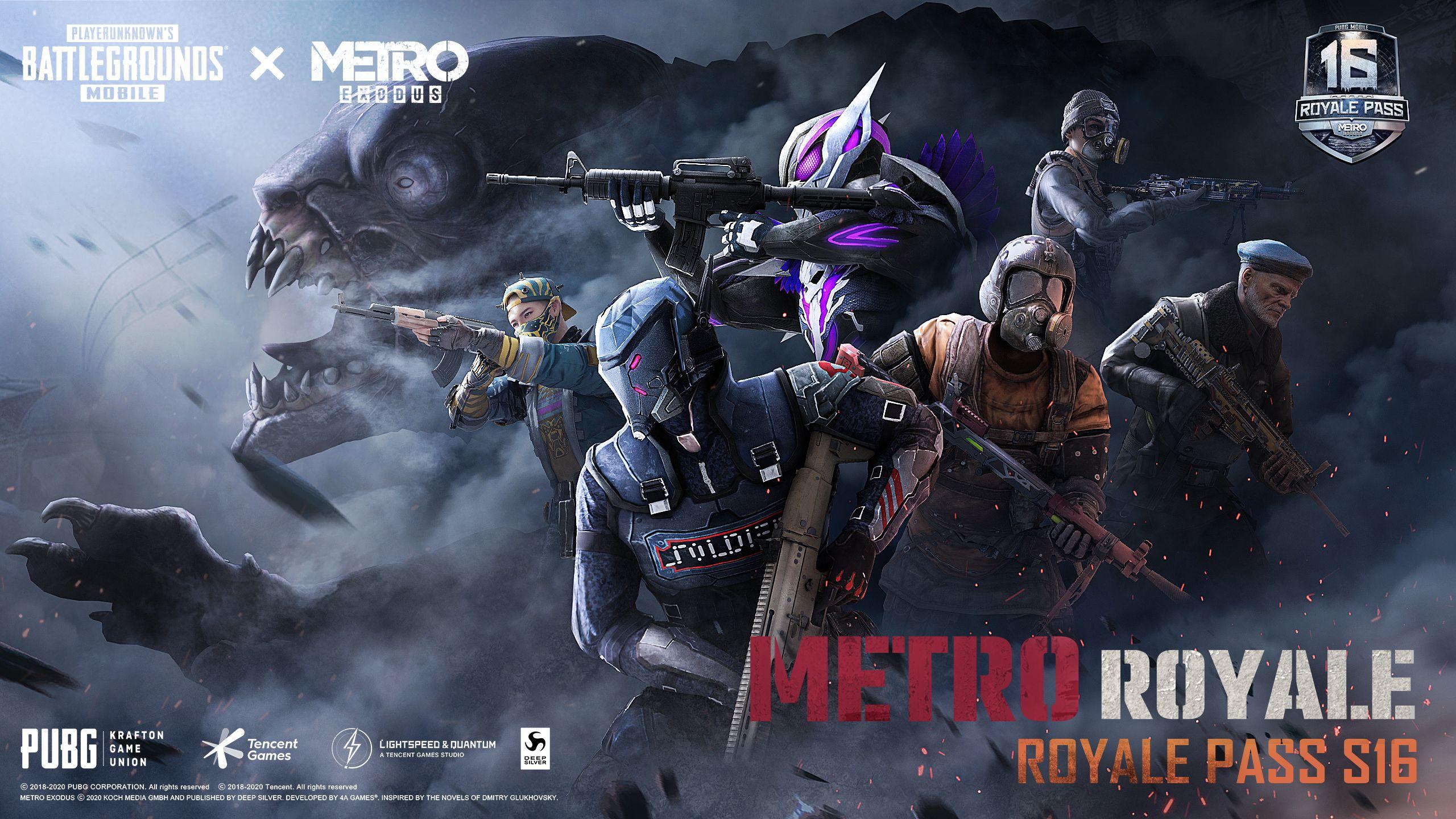 2560x1440 PUBG Mobile Teams With Metro Exodus For First Ever Co Branded Royale Pass Season 16 Asia Content Our News