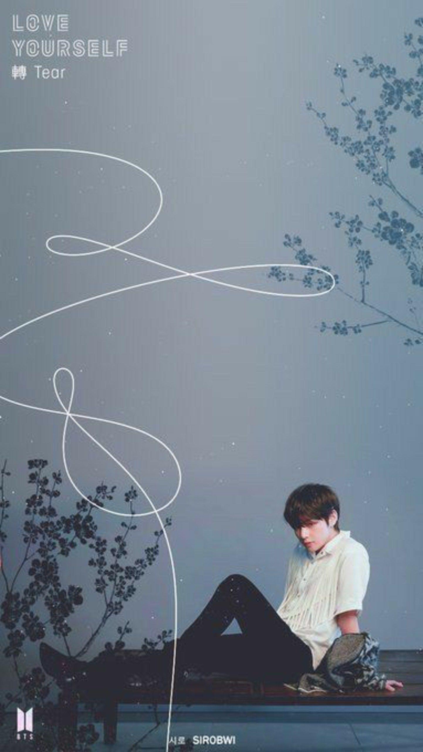 1442x2560 Love Yourself Tear BTS Wallpaper
