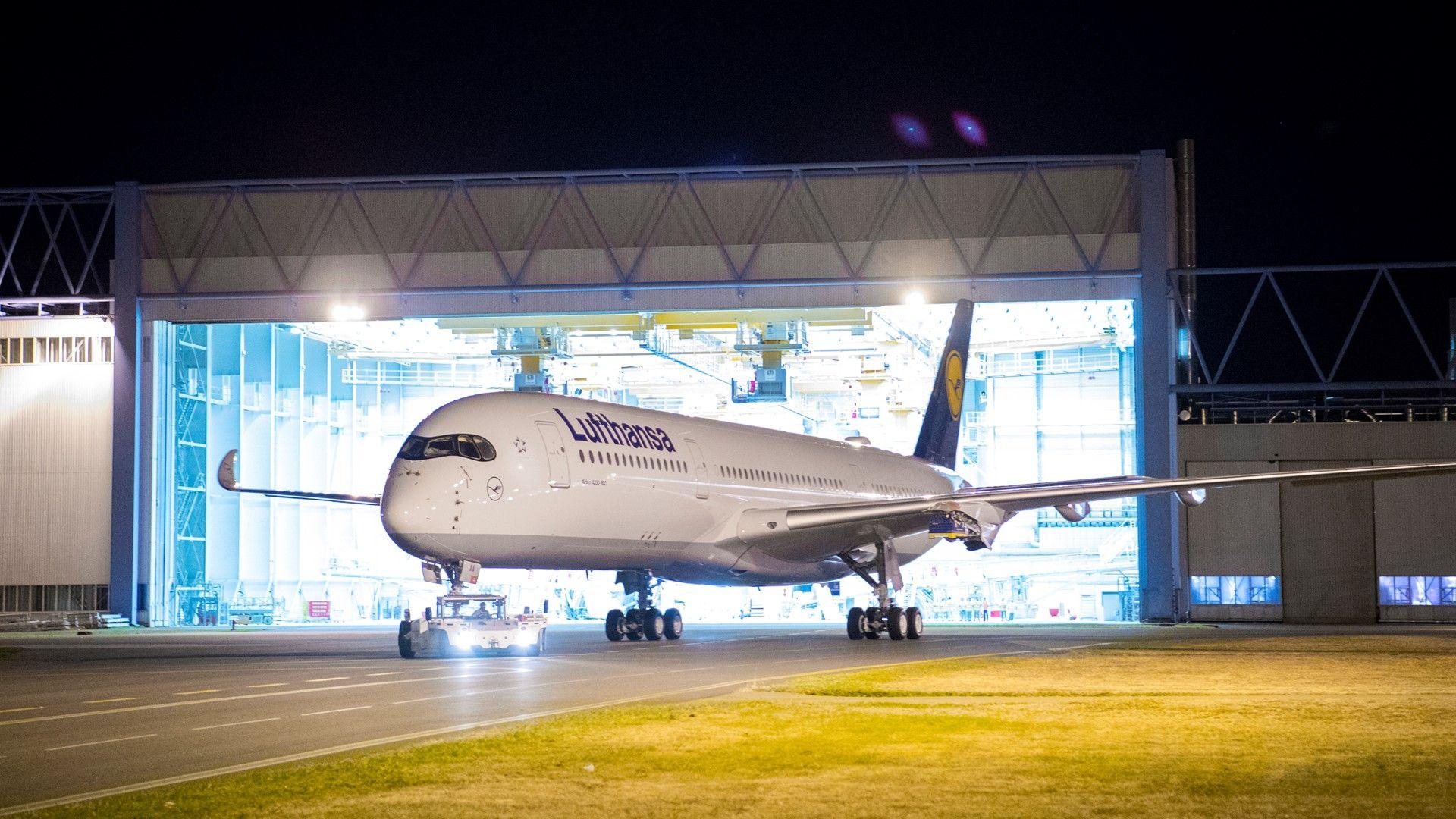 1920x1080 The First A350 900 In Lufthansa Colours