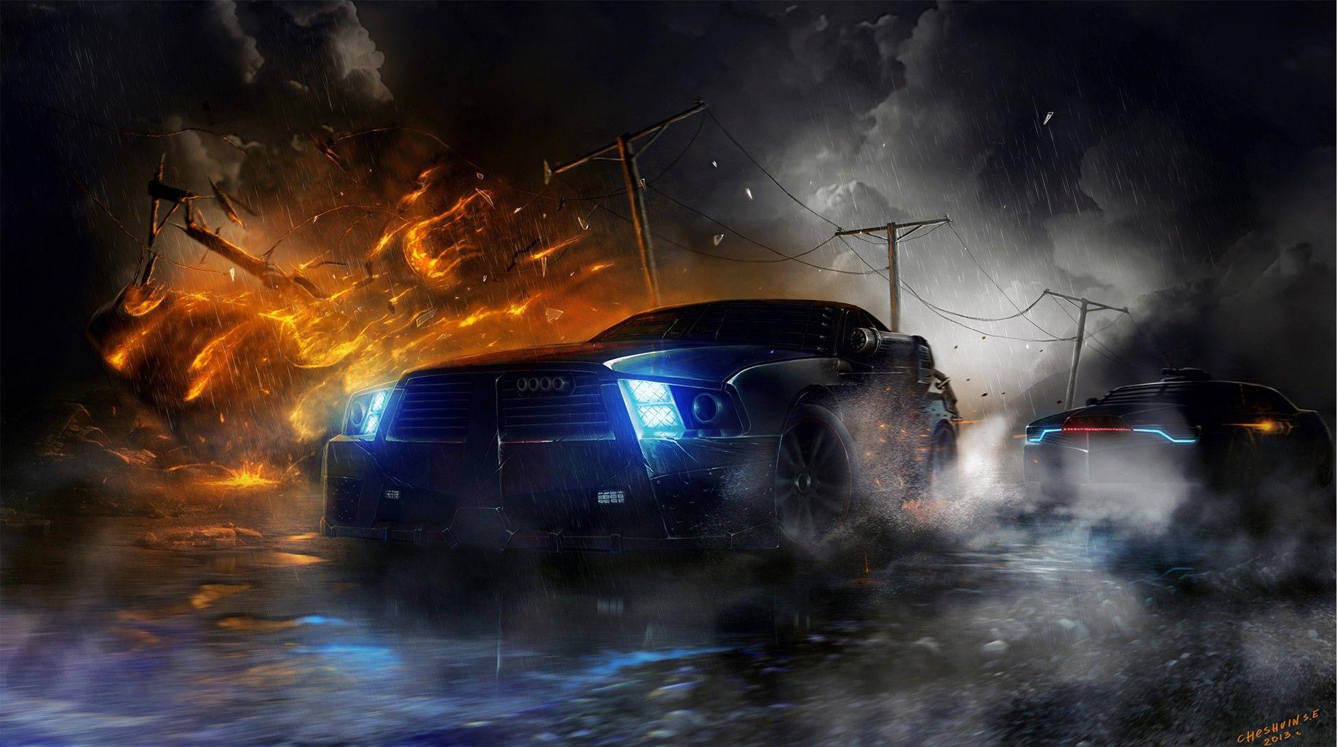 1952x1091 Death Race wallpaper