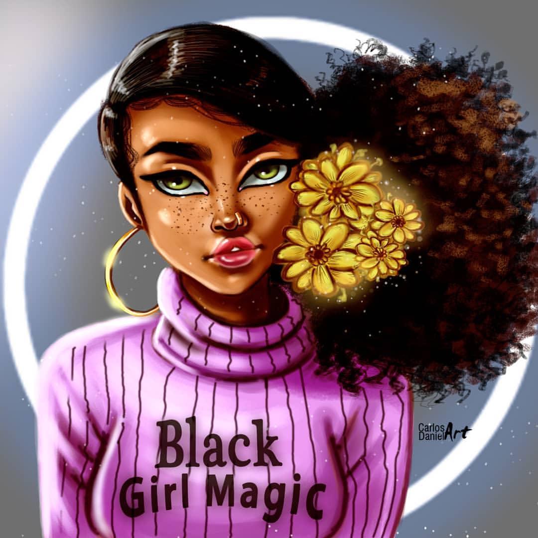 1080x1080 Black Girl Magic Wallpaper