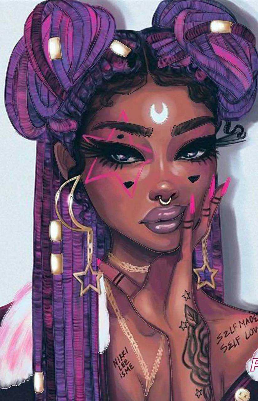 823x1280 Black Girl Magic Wallpaper
