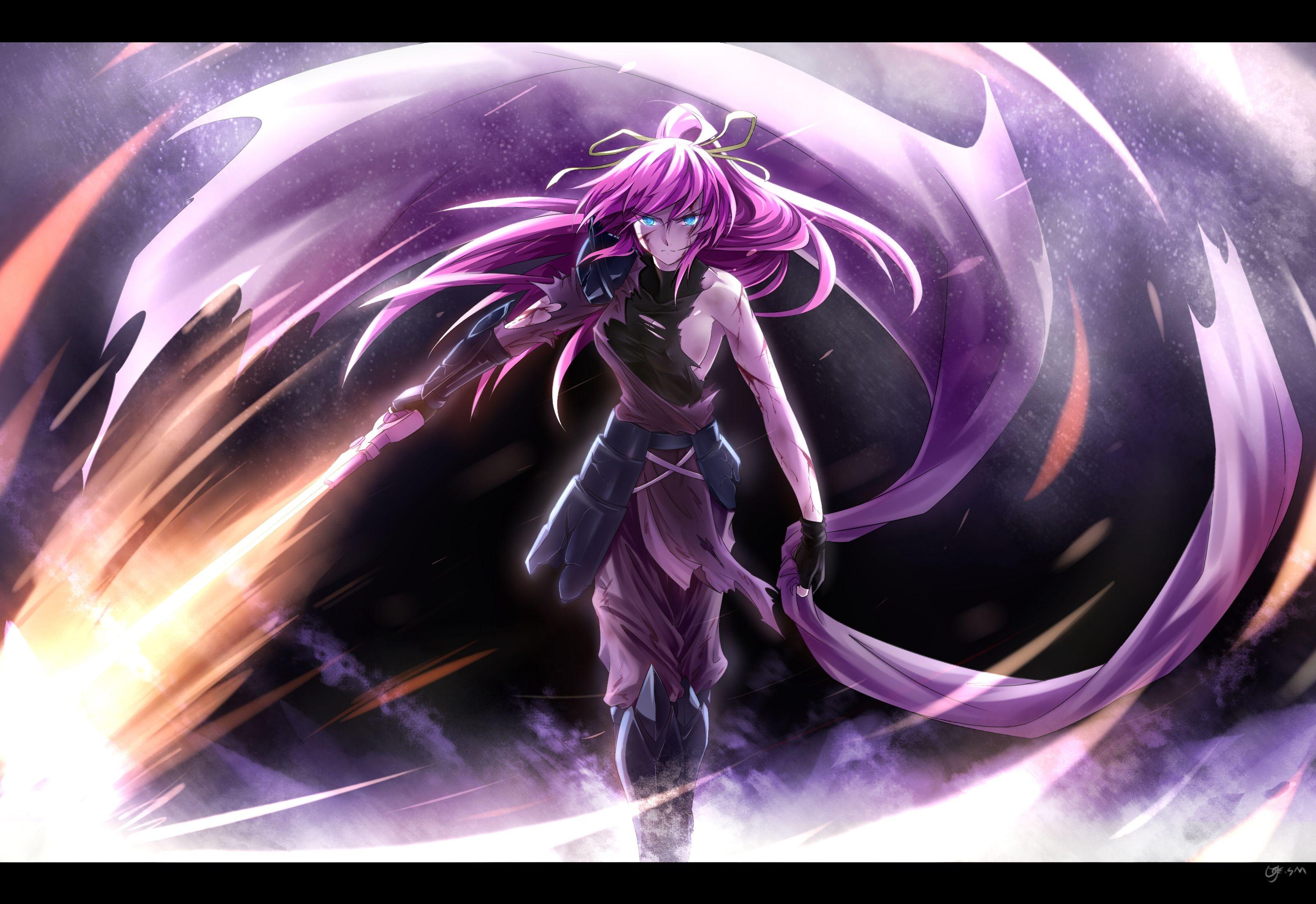 3200x2200 Dark Magic Girl Anime .