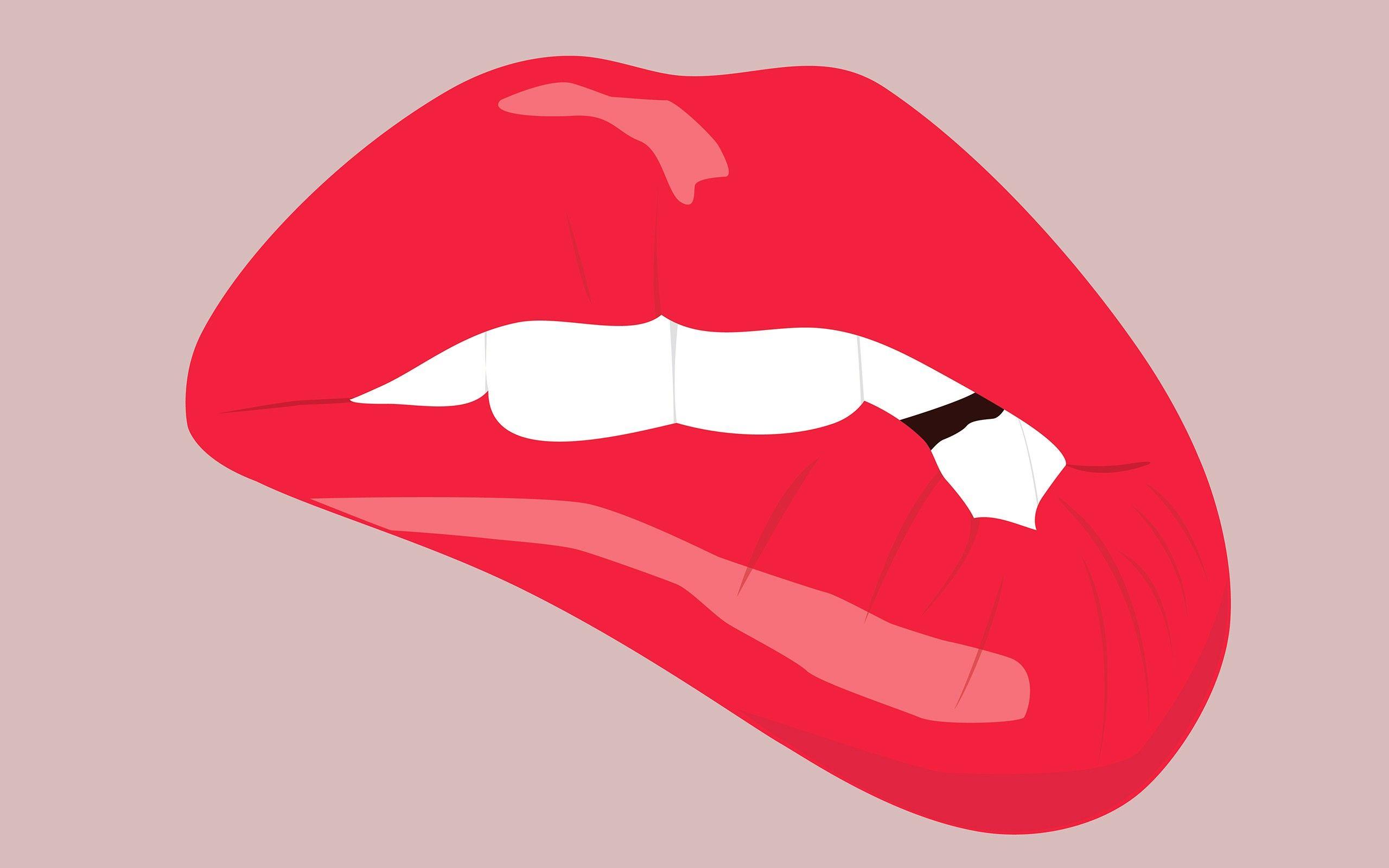 Cartoon Red Lips Wallpapers - Top Free Cartoon Red Lips Backgrounds