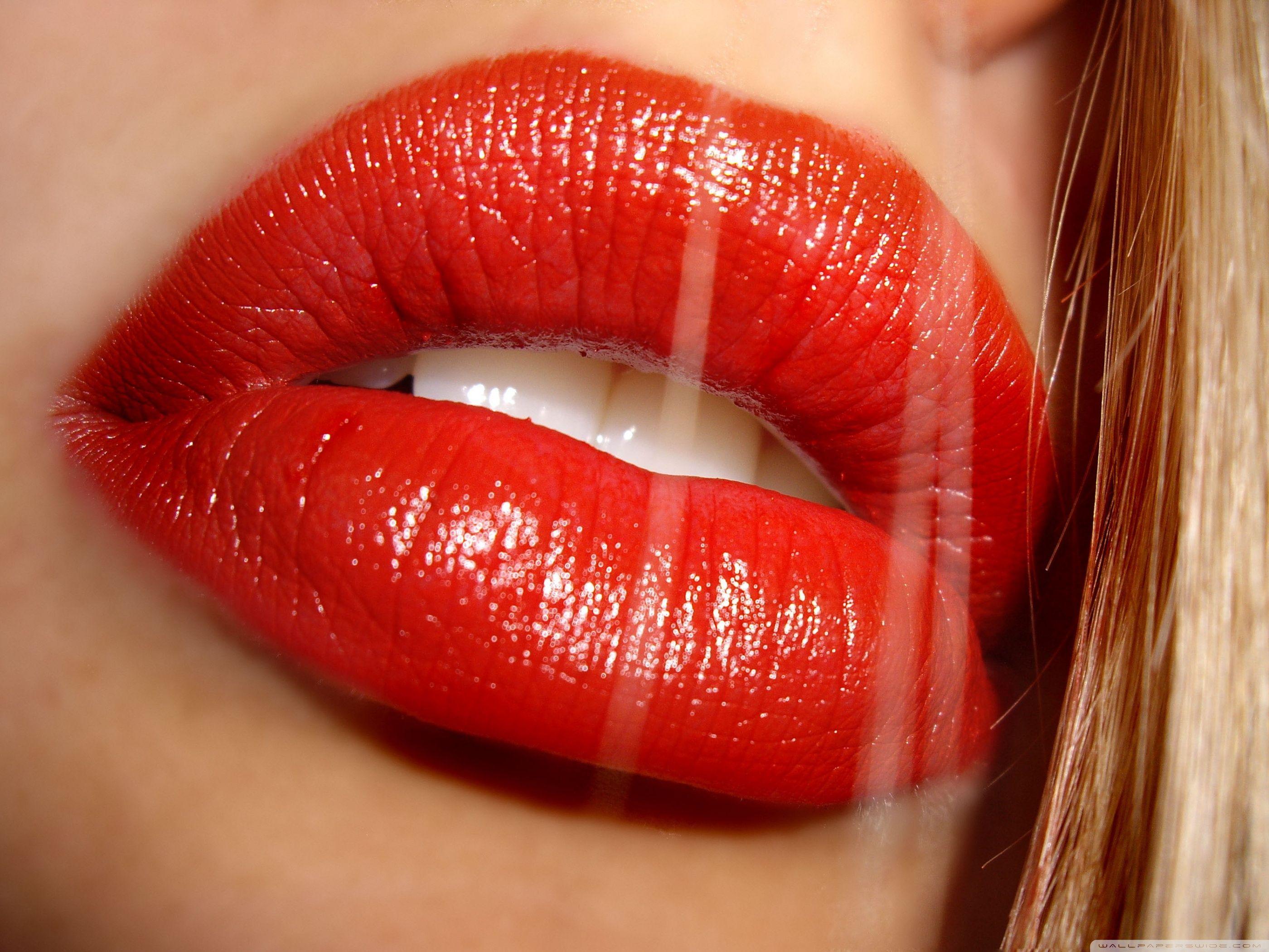 2800x2100 Red Lips Ultra HD Desktop Background Wallpaper for 4K UHD TV : Tablet