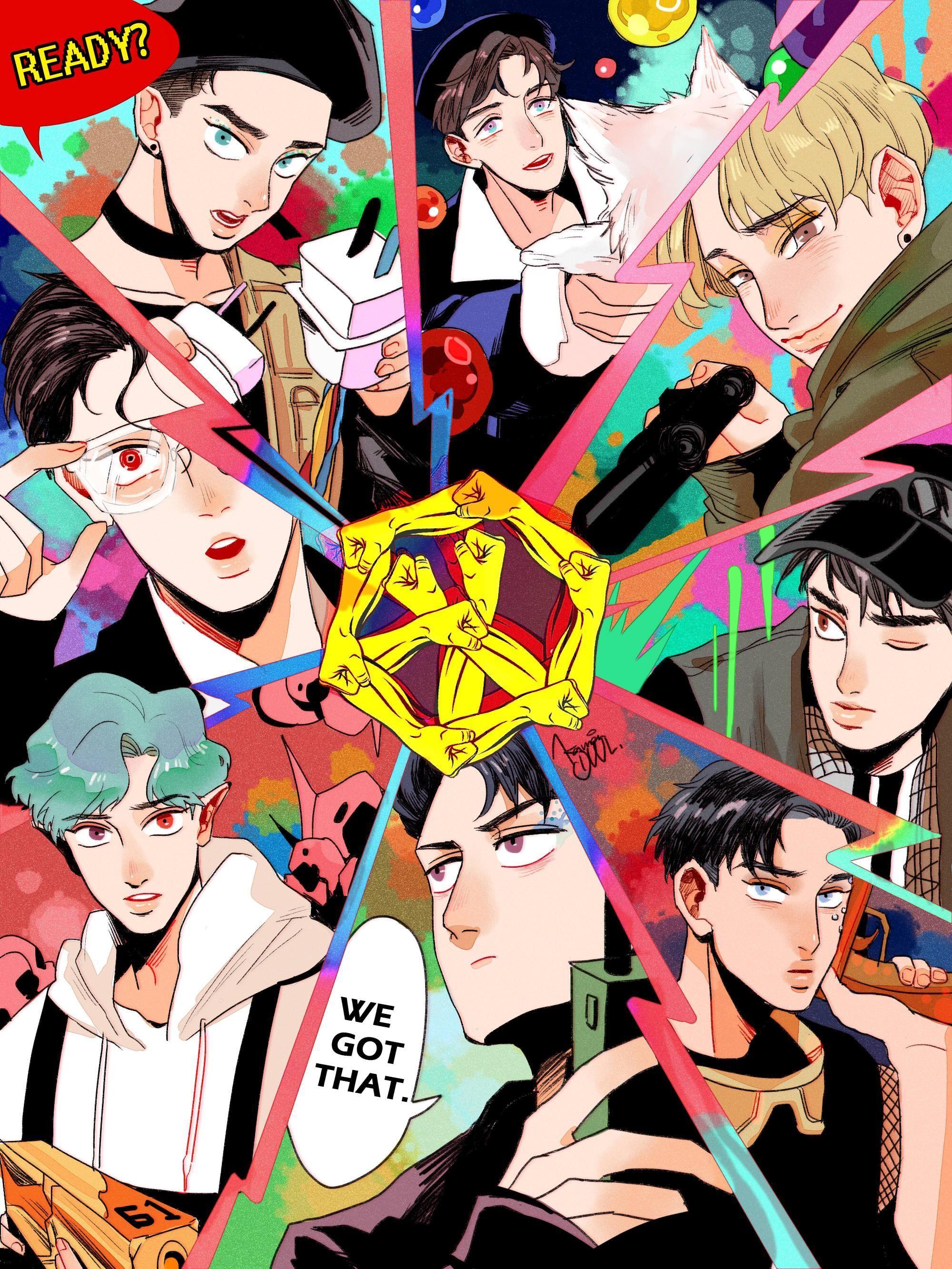 EXO Anime Wallpapers - Top Free EXO Anime Backgrounds - WallpaperAccess