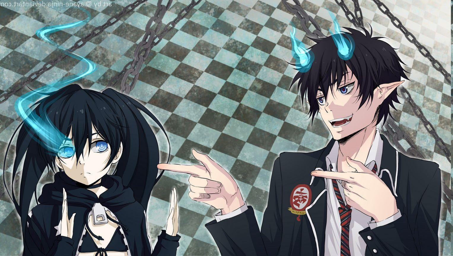 1527x863 Okumura Rin, Anime, Blue Exorcist Wallpaper HD / Desktop and Mobile Background