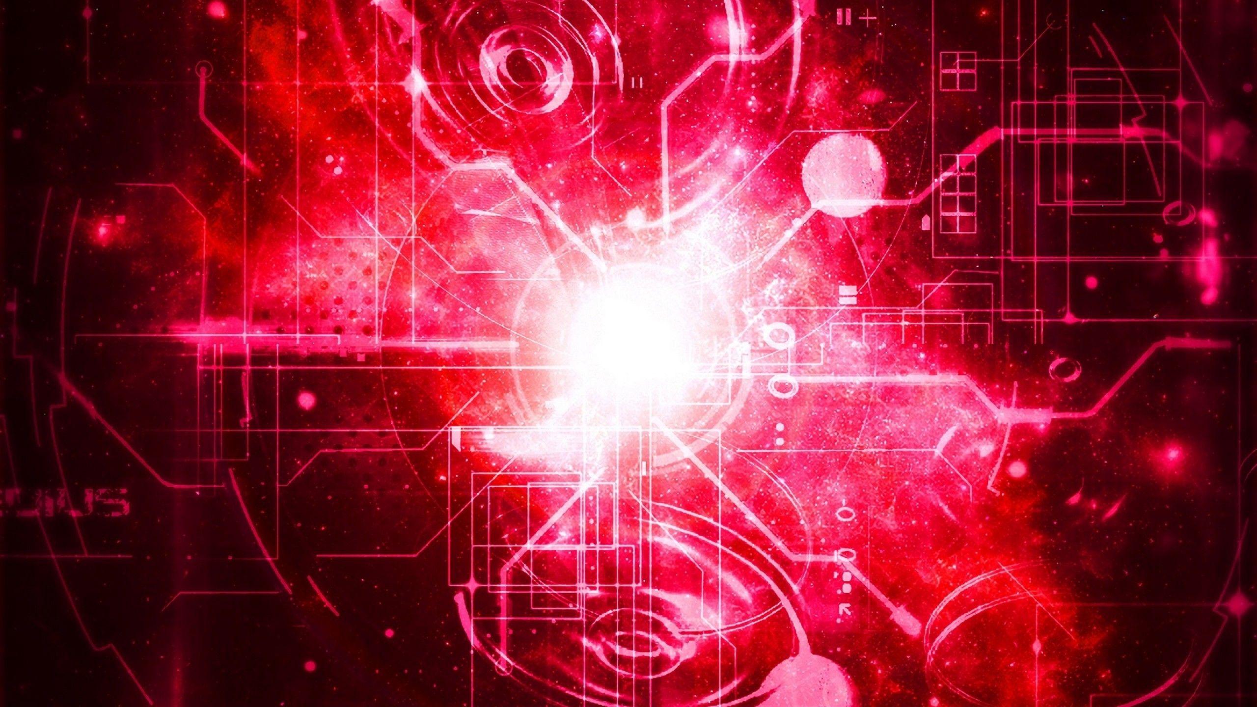 2560x1440 Shiny red explosion HD Wallpaper Youtube Cover Photo