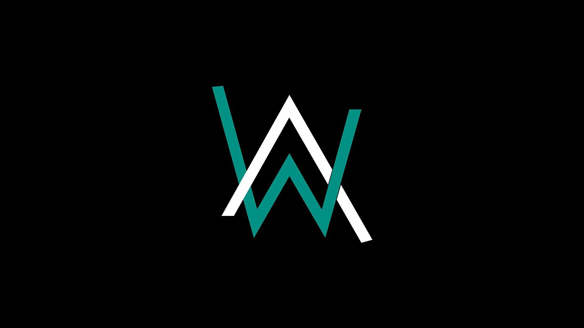 1920x1080 Alan Walker Logo Wallpaper