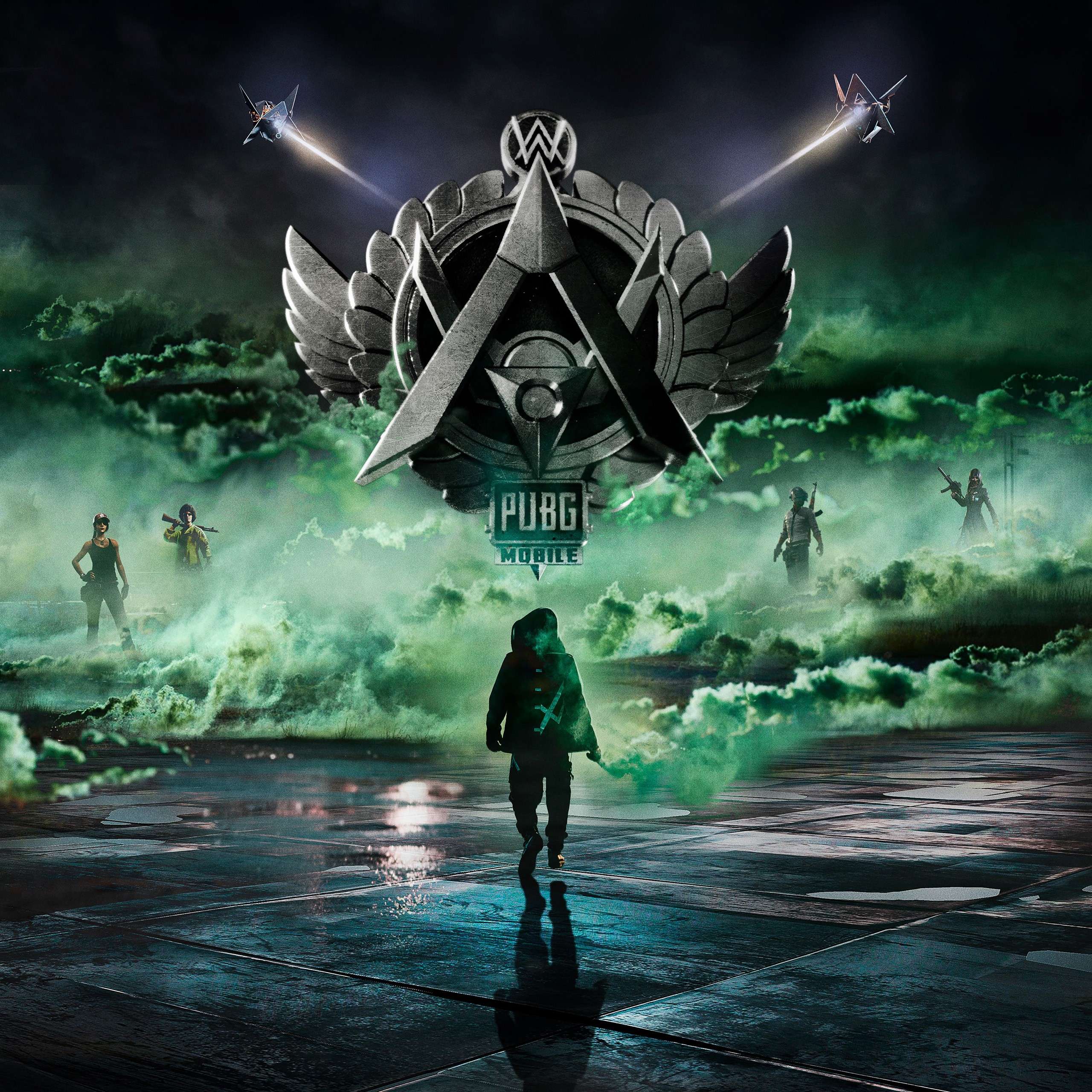2560x2560 iPhone Alan Walker Wallpaper 4k