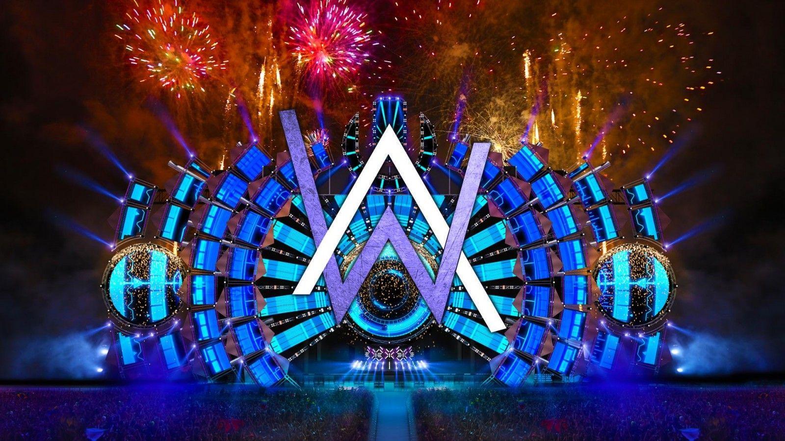 1600x900 Alan Walker, Logo, Black wallpaper. Mocah HD Wallpaper