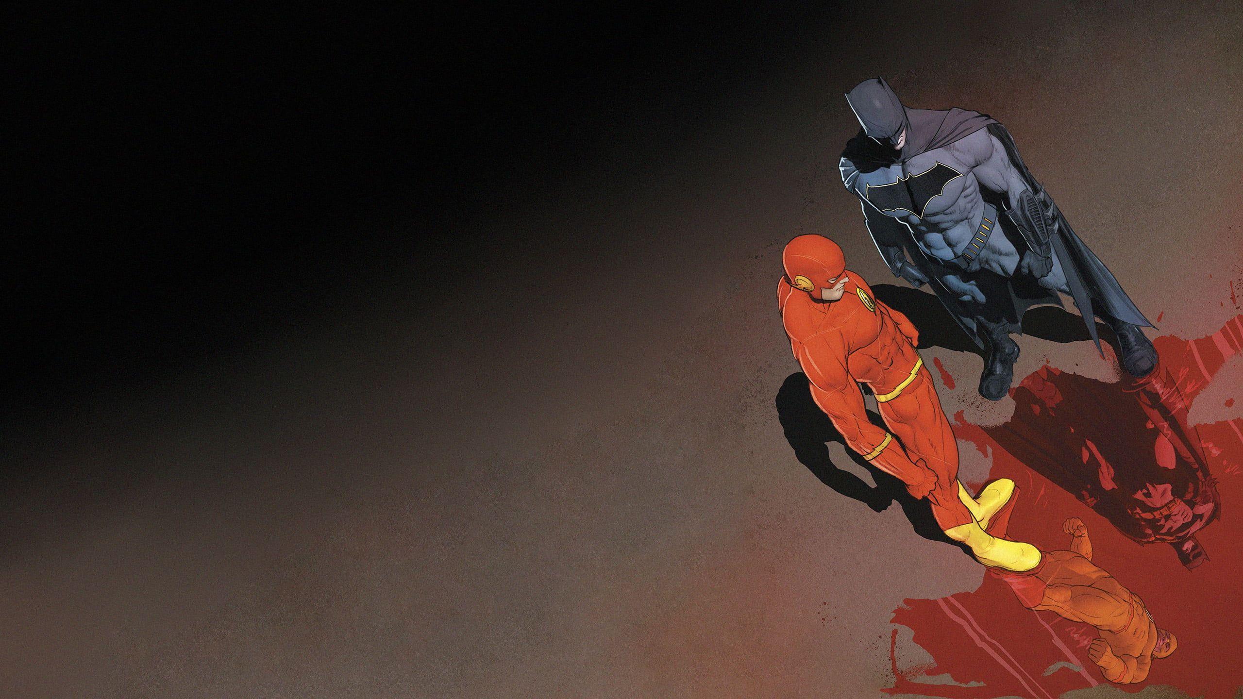 2560x1440 DC The Flash and Batman digital wallpaper DC Comics #Flash #Batman K # wallpaper #hdwallpaper #desktop. Superhero wallpaper, Dc comics wallpaper, Nightwing