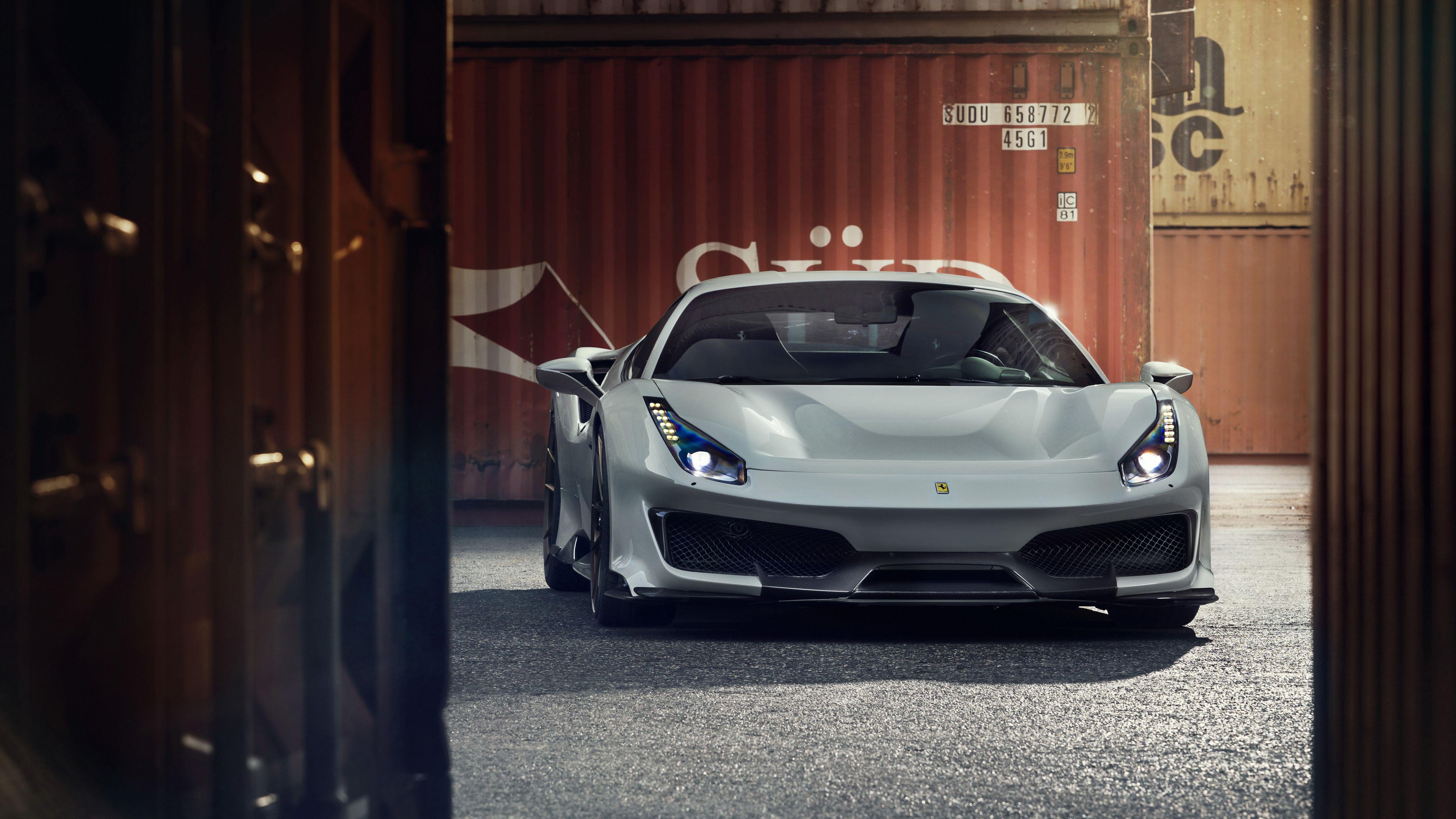 5120x2880 Novitec Ferrari 488 Pista 2019 5K Wallpaper