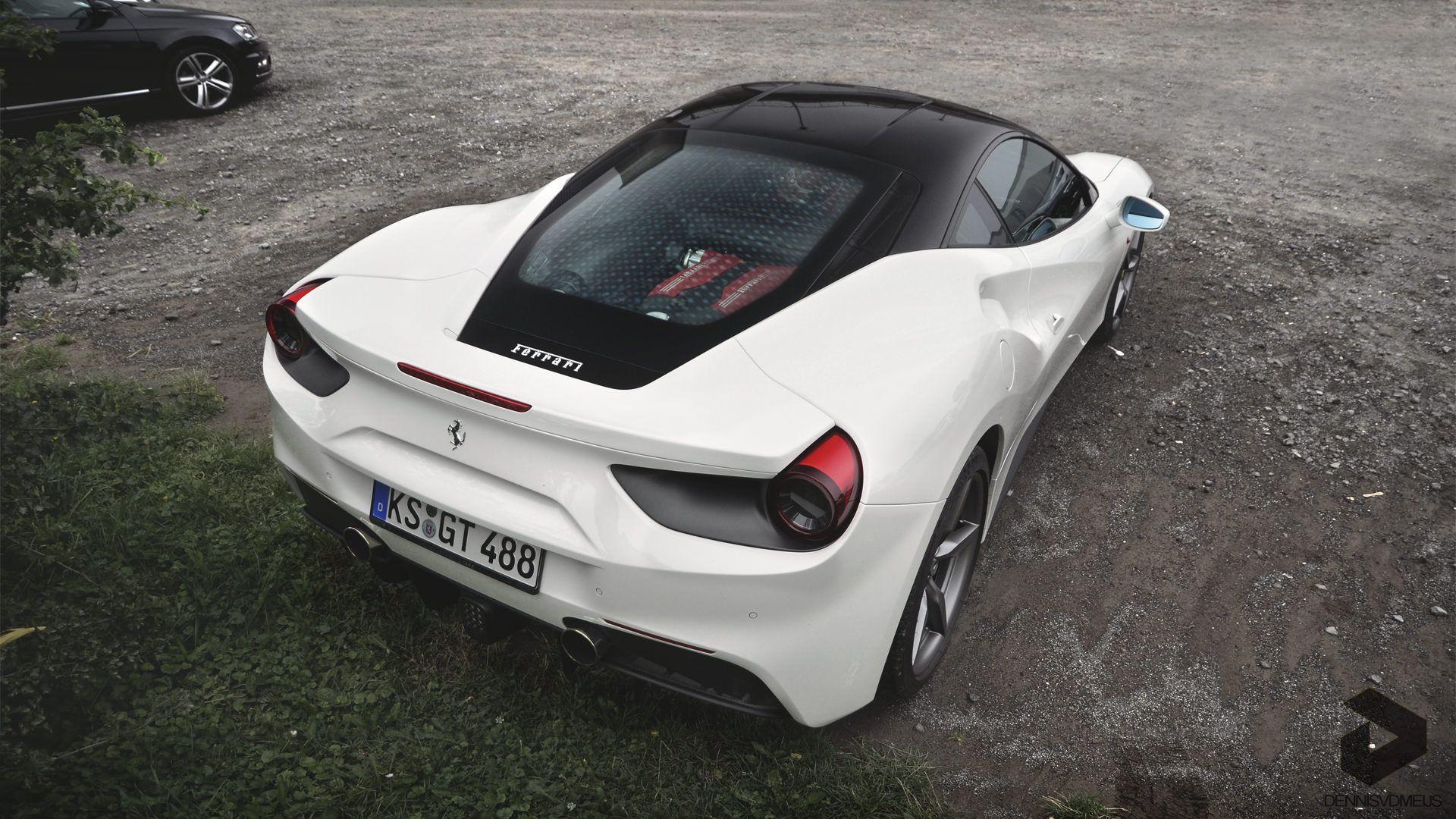 1920x1080 Ferrari 488 Gtb White