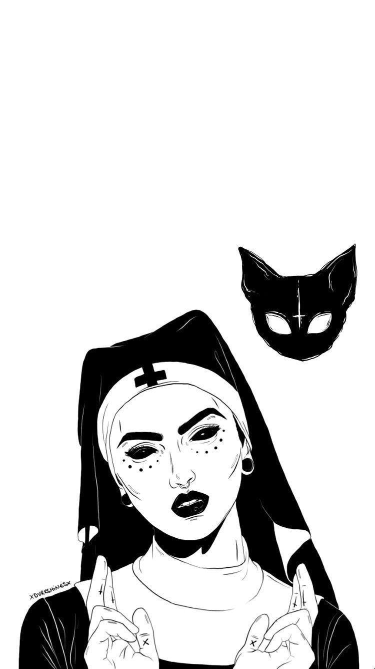 750x1336 Halloween Grunge Wallpaper