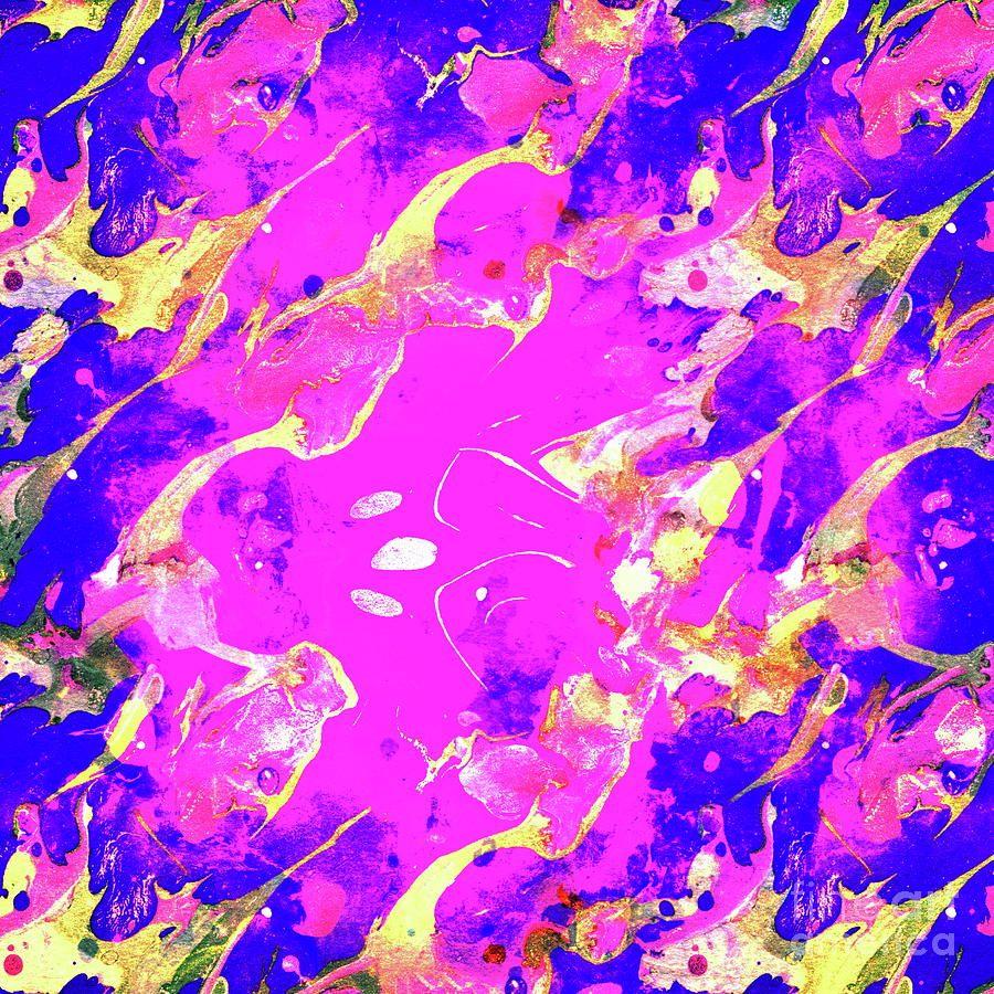 900x900 Colorful Watercolor Abstract Background. Multicolor Grunge Psychedelic Blue Pink Texture Tie Dye Digital Art