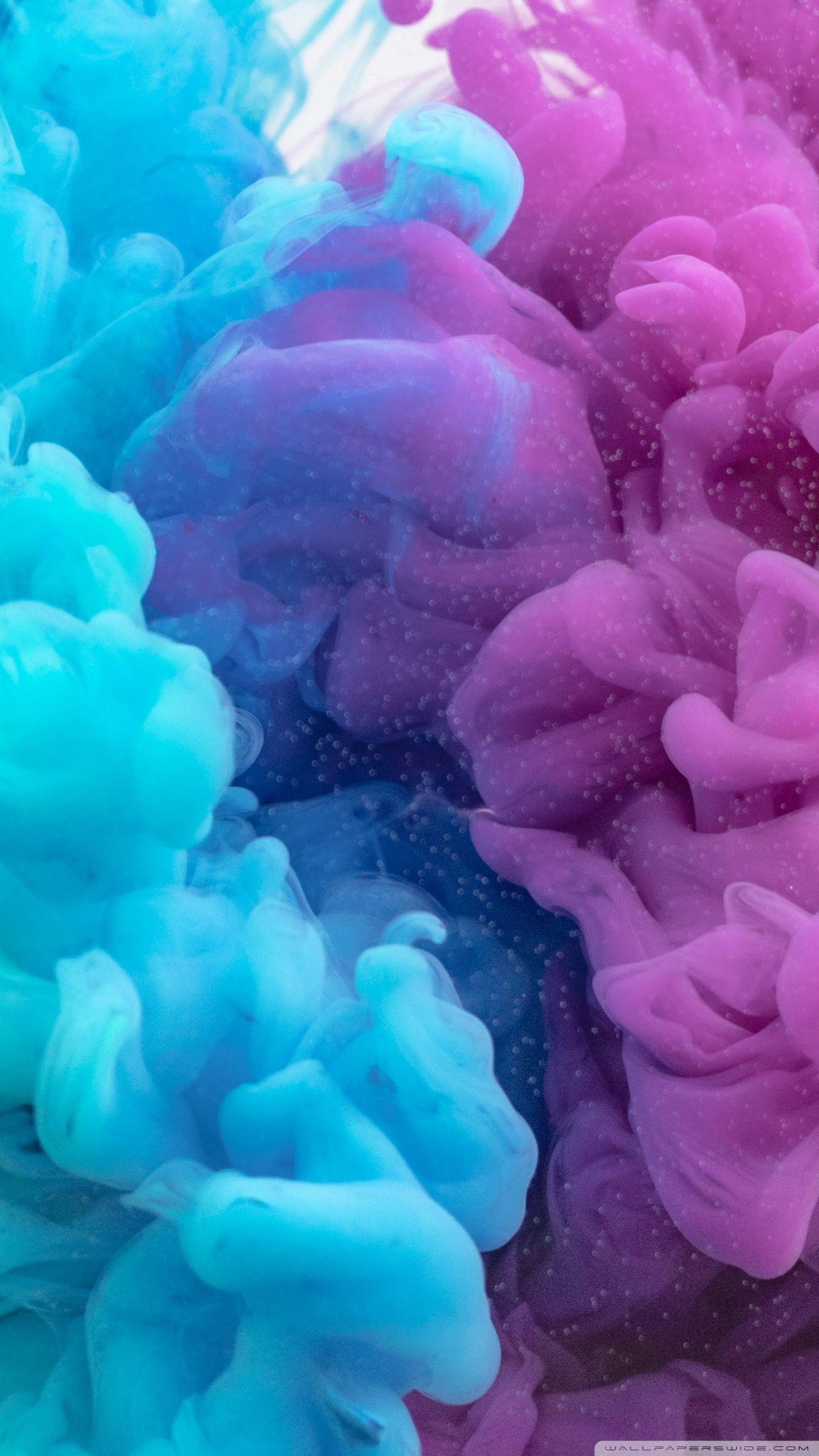 1440x2560 iPhone Ink In Water Wallpaper 4k