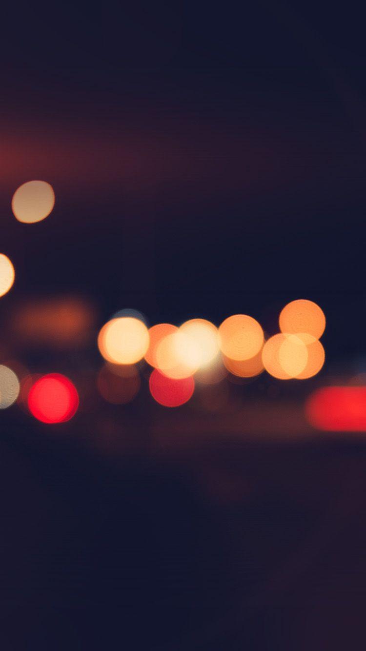 750x1334 iPhone wallpaper. bokeh dark lights night art simple flare